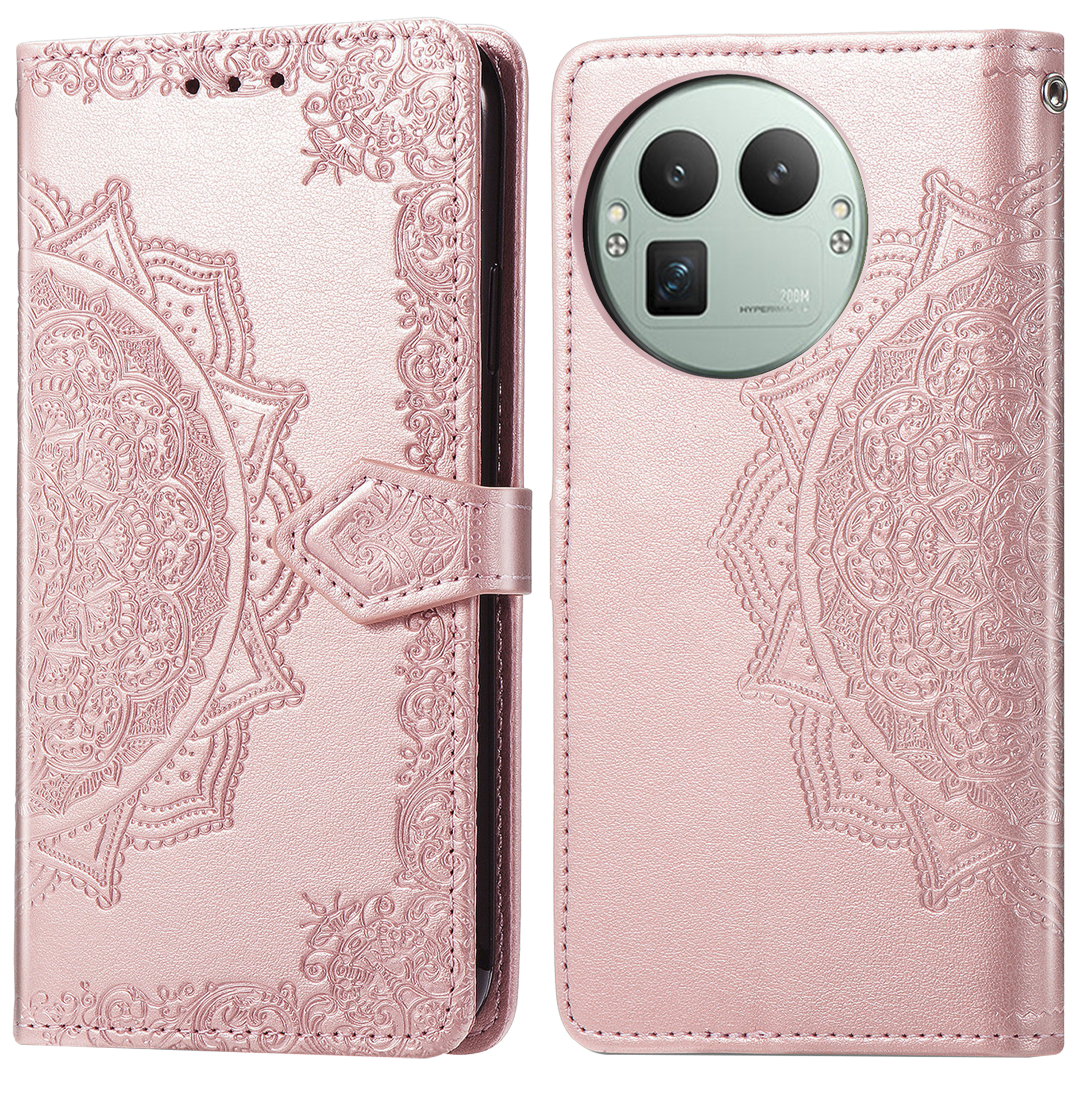 imoshion Mandala Klapphülle für das Realme GT 8 Pro - Rosé gold