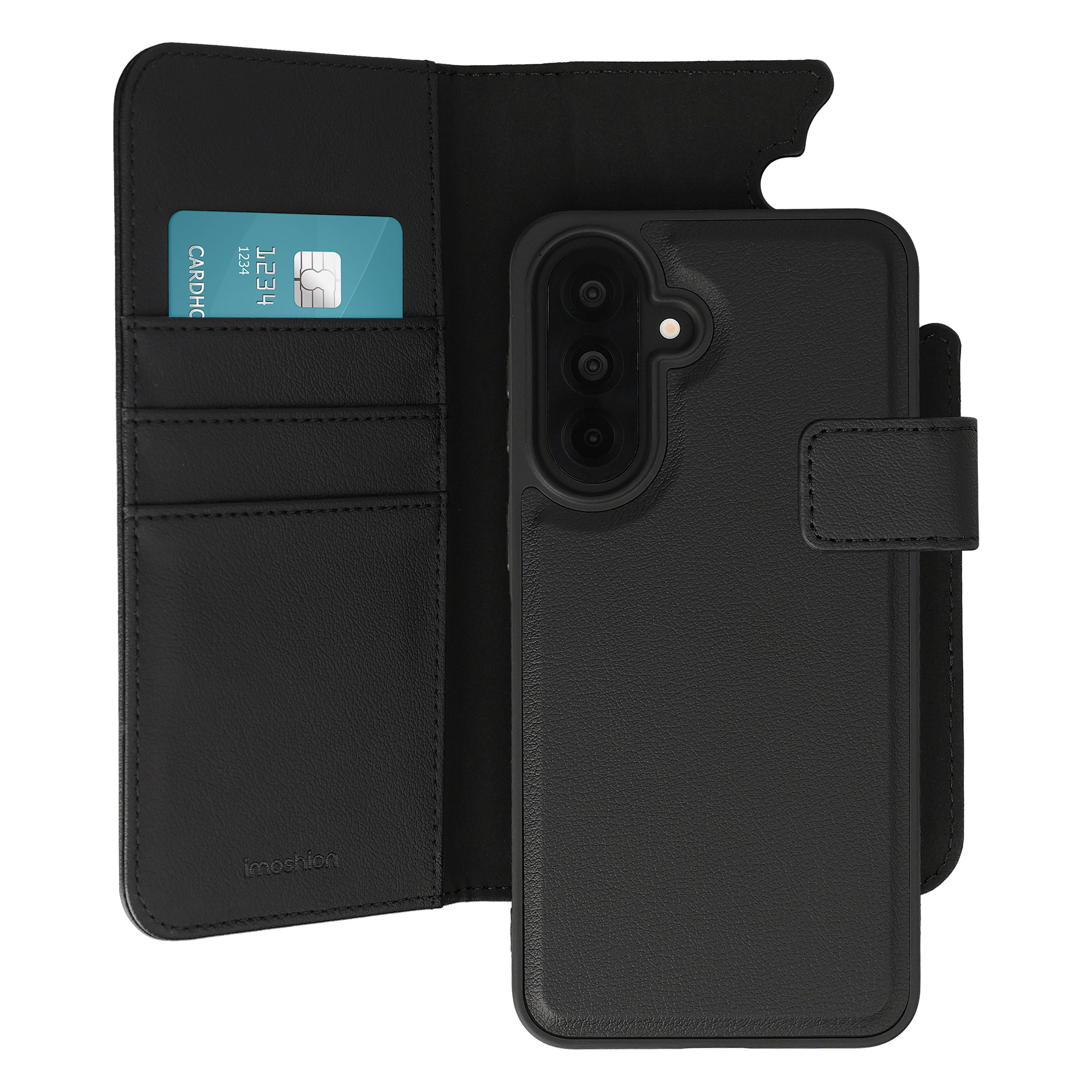 imoshion Herausnehmbare 2-in-1 Luxus-Bookcase für das Samsung Galaxy A37 (5G) - Schwarz