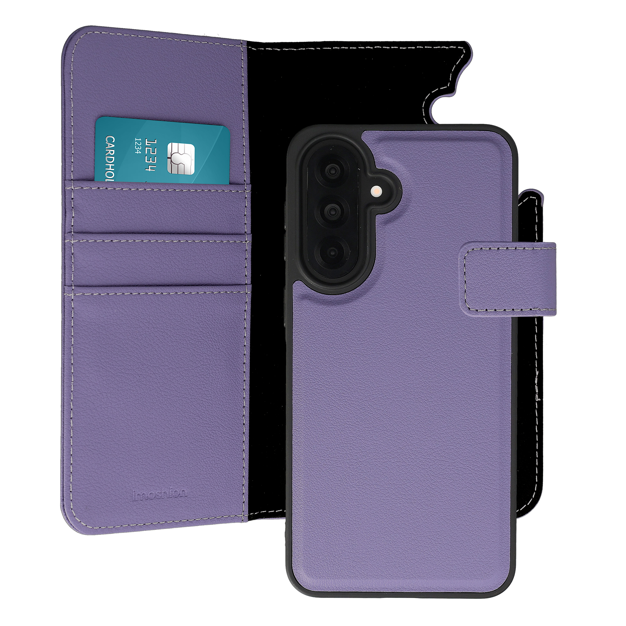 imoshion Herausnehmbare 2-in-1 Luxus-Bookcase für das Samsung Galaxy A37 (5G) - Violett