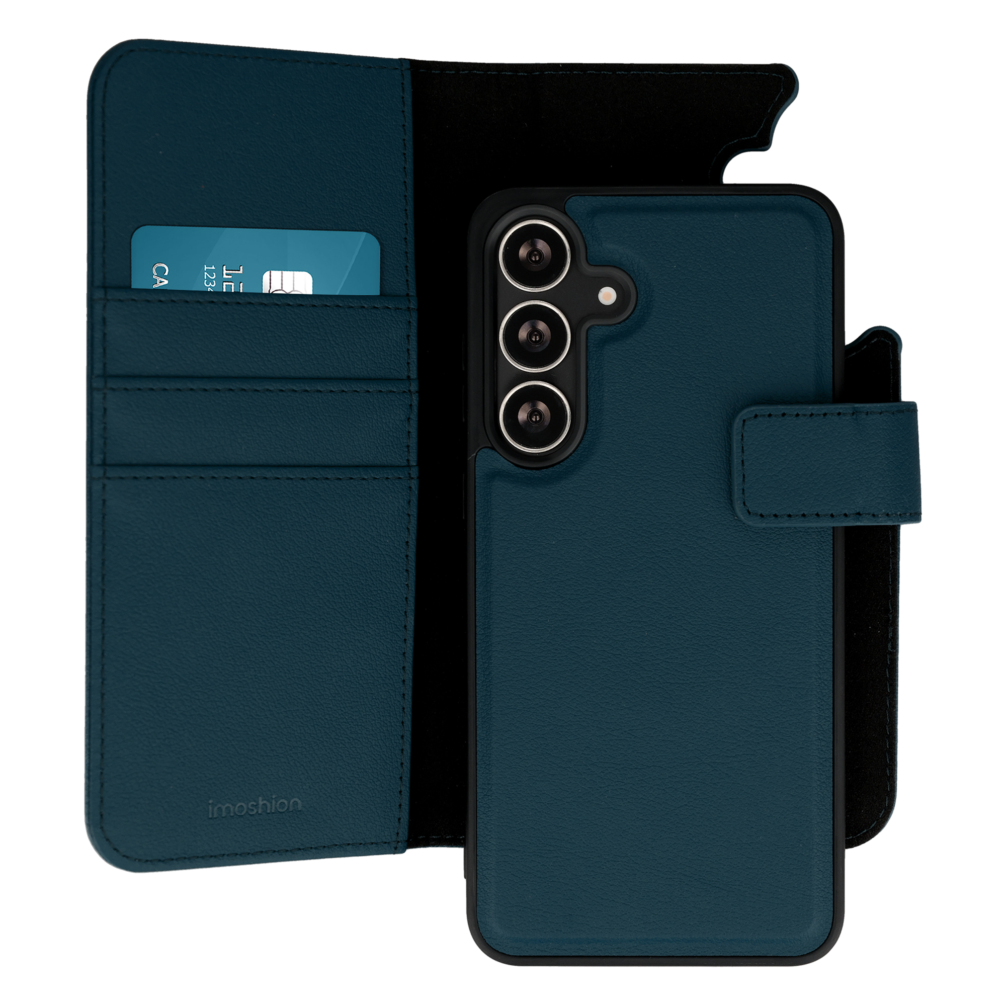 imoshion Herausnehmbare 2-in-1 Luxus-Bookcase für das Samsung Galaxy S25 FE - Blau