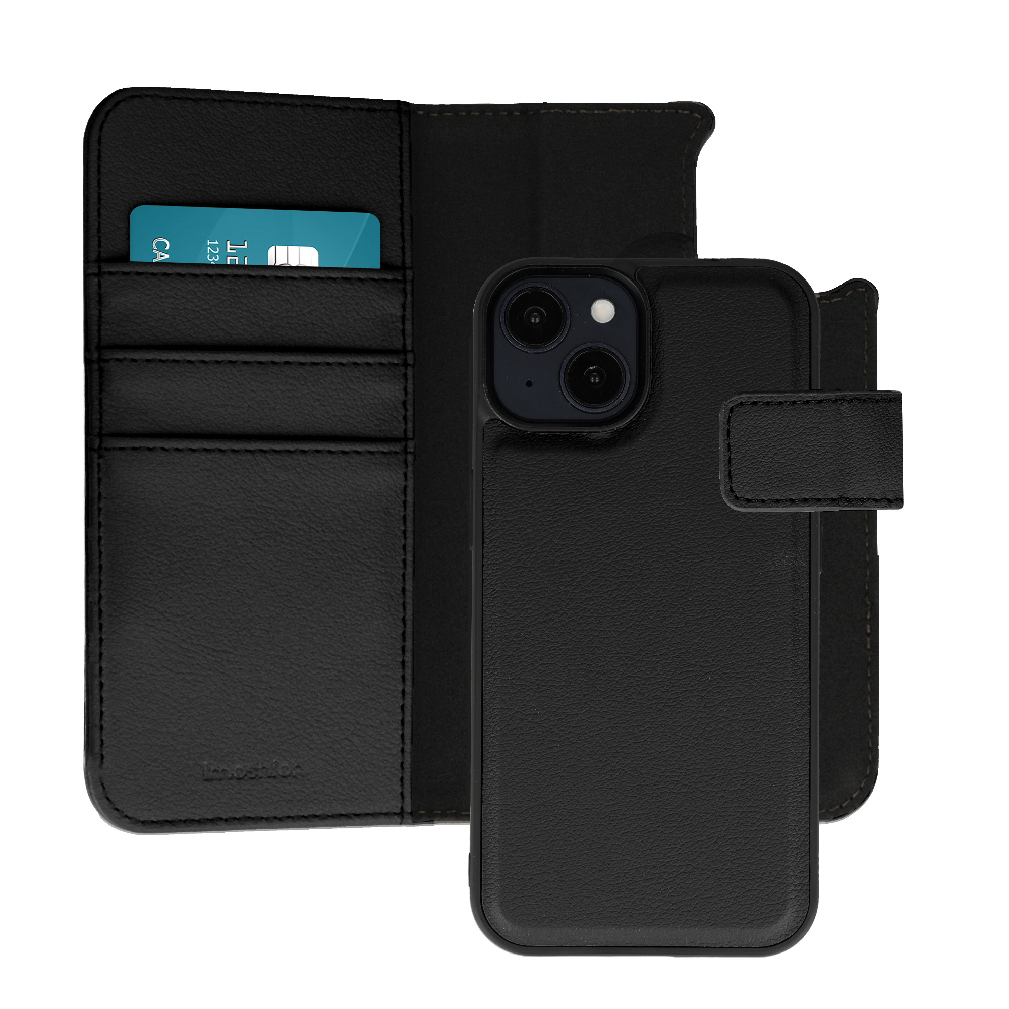 imoshion Herausnehmbare 2-in-1 Luxus-Bookcase für das Apple iPhone 14 - Schwarz