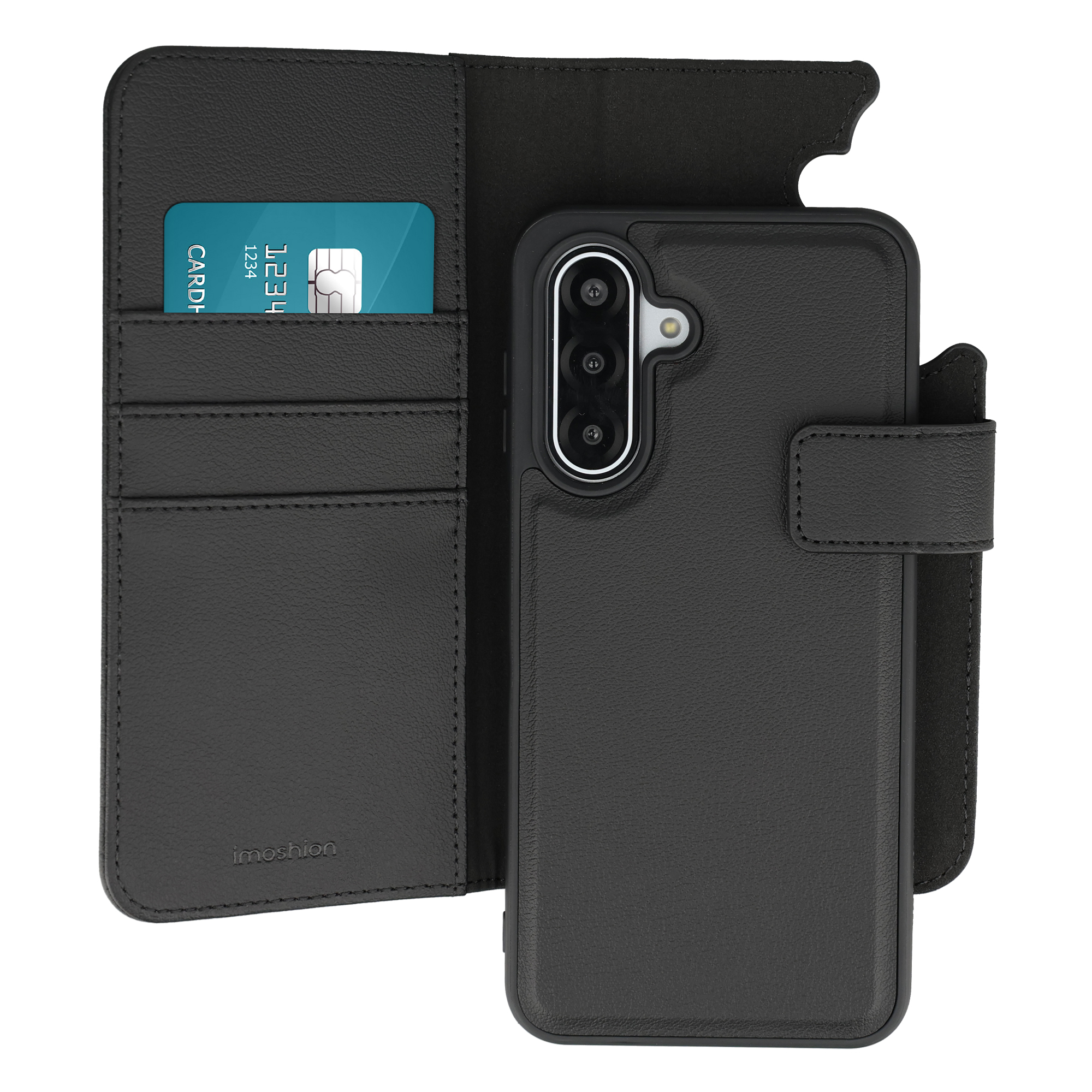 imoshion Herausnehmbare 2-in-1 Luxus-Bookcase für das Samsung Galaxy A17 (5G) / (4G) - Schwarz