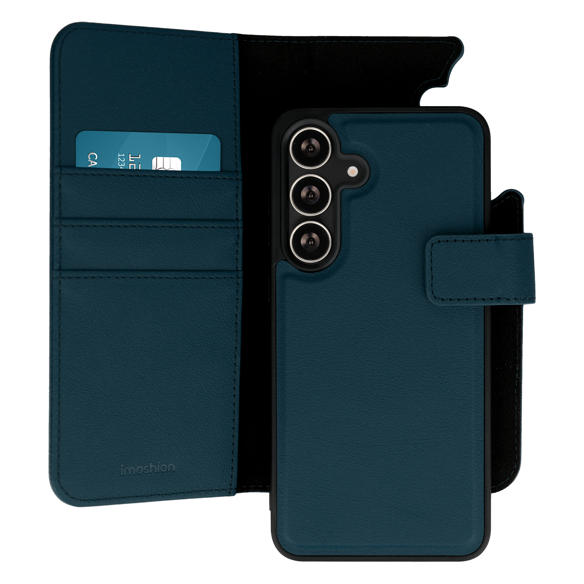 imoshion Herausnehmbare 2-in-1 Luxus-Bookcase für das Samsung Galaxy S24 FE - Blau