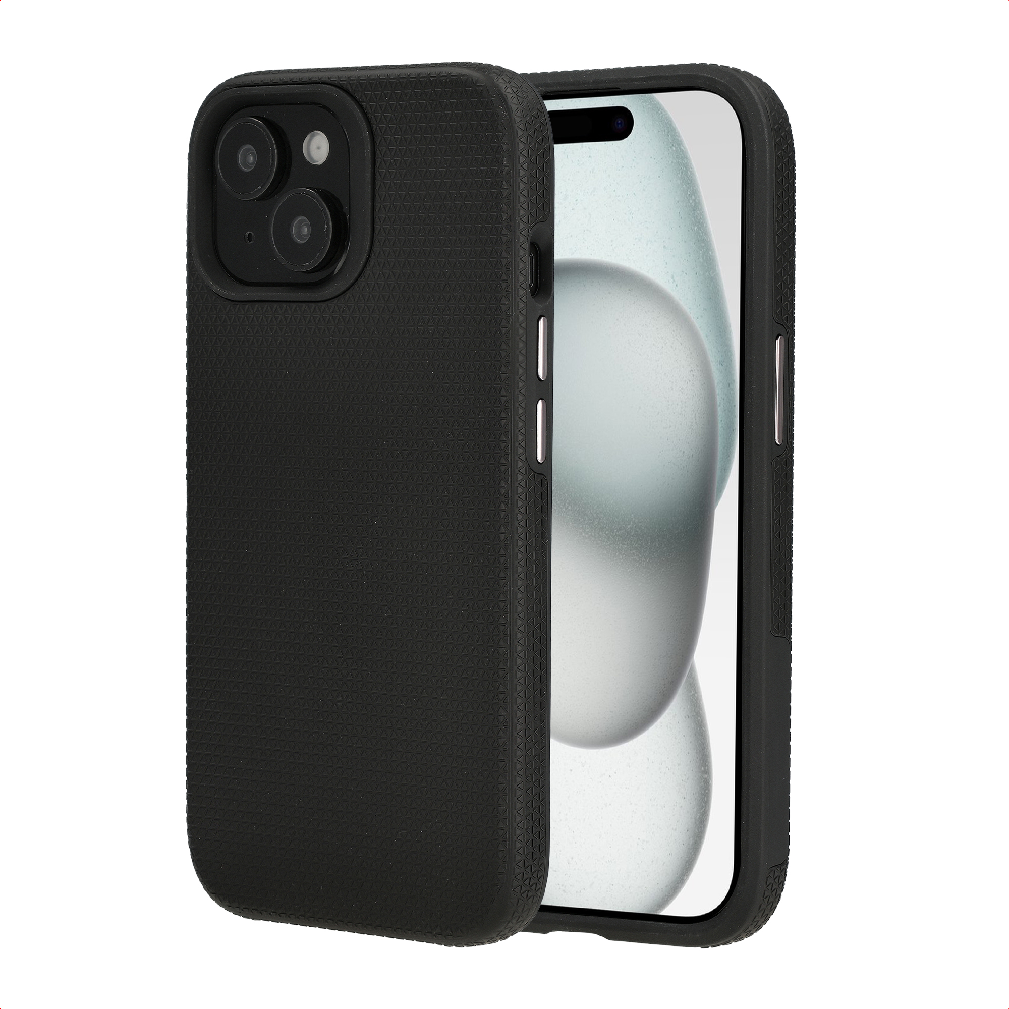 Accezz Tough Back Cover mit MagSafe für das Apple iPhone 15 - Schwarz