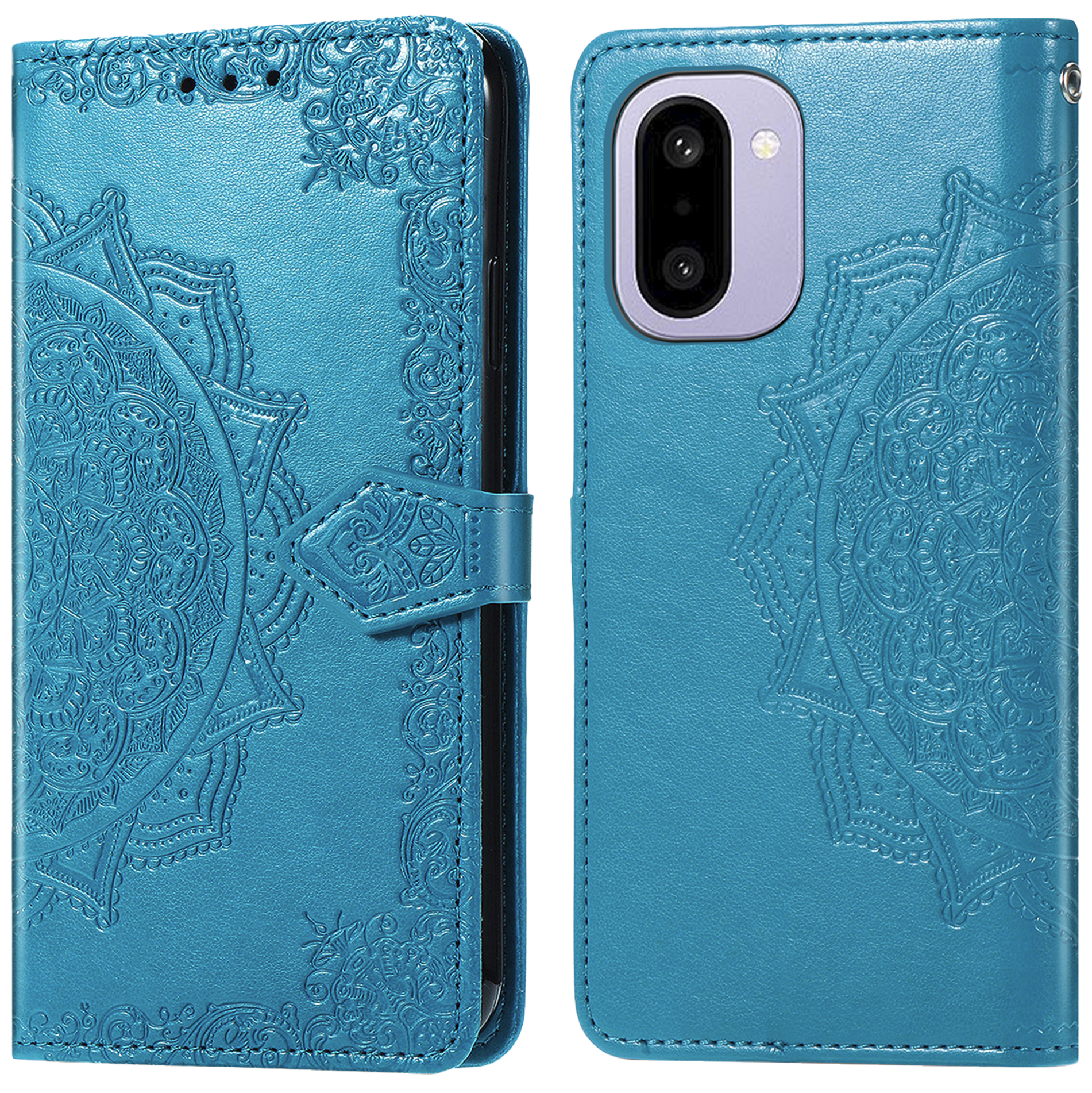 imoshion Mandala Klapphülle für das OnePlus 15R - Türkis
