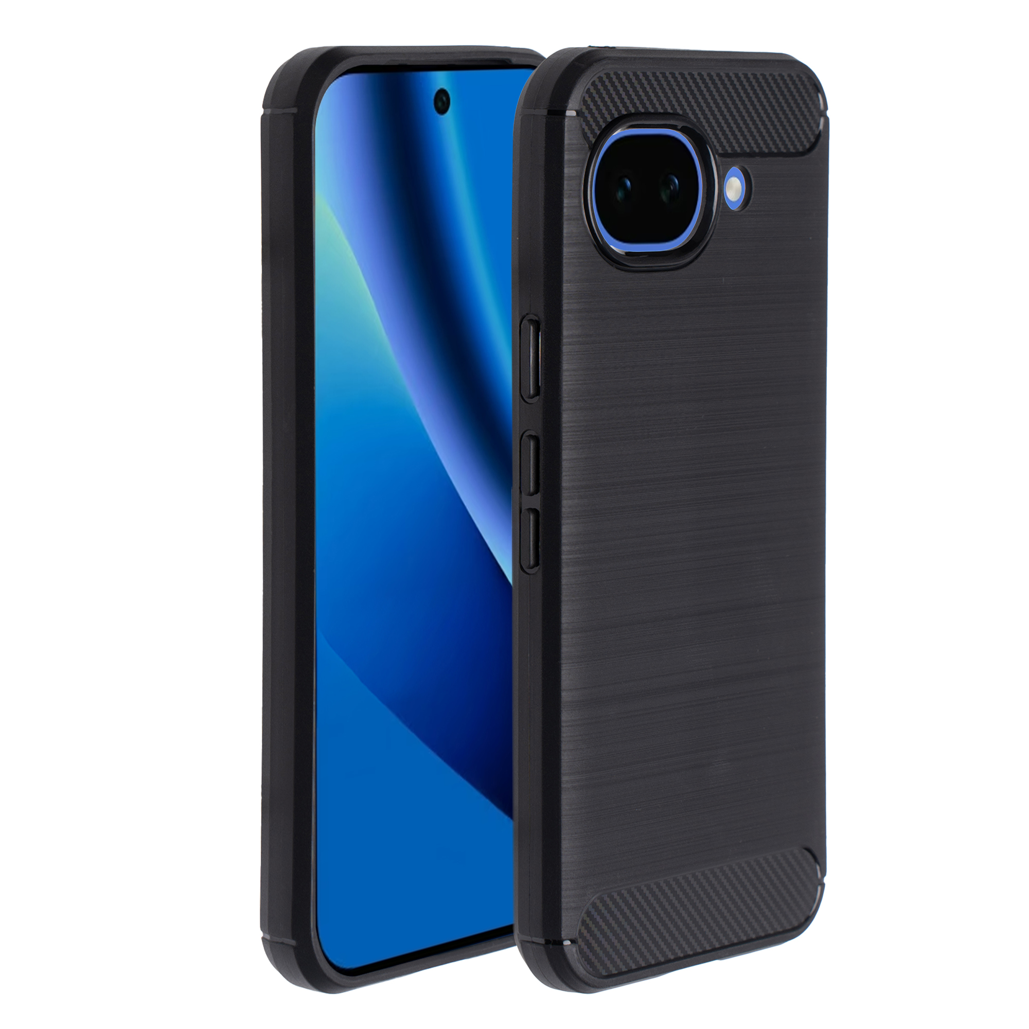imoshion Brushed Back Cover für das Google Pixel 10a - Schwarz