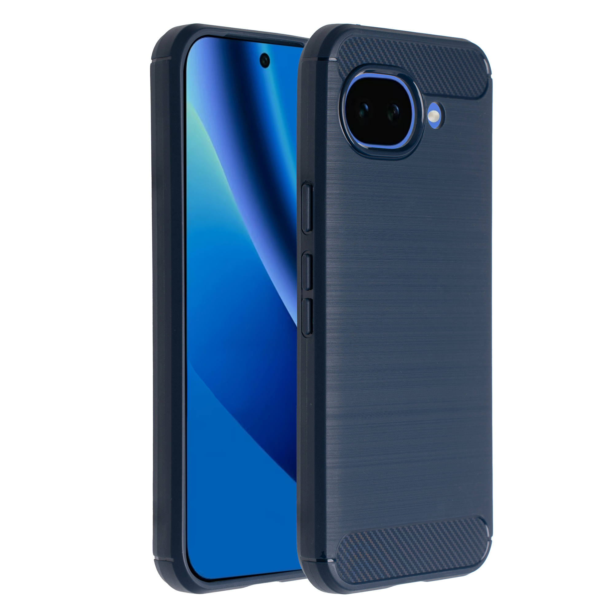 imoshion Brushed Back Cover für das Google Pixel 10a - Dunkelblau