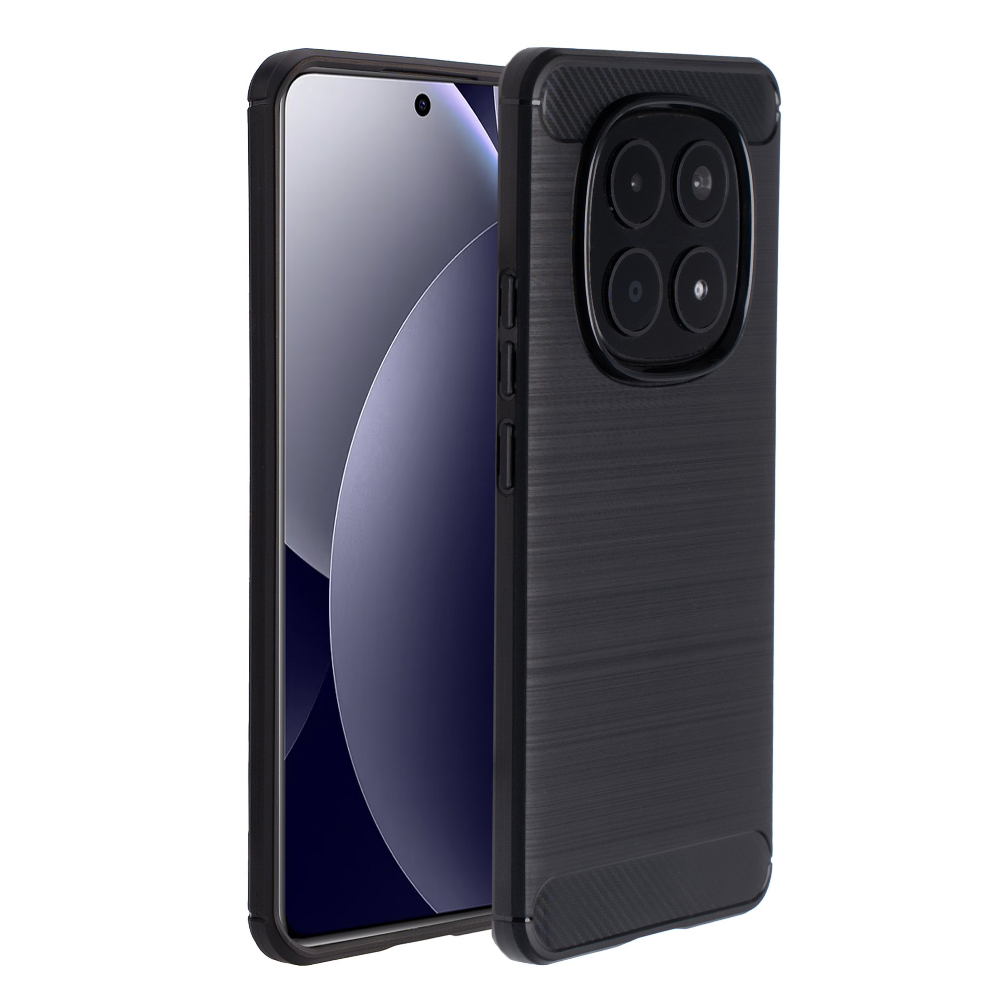 imoshion Brushed Back Cover für das Xiaomi Redmi Note 15 Pro (5G) - Schwarz