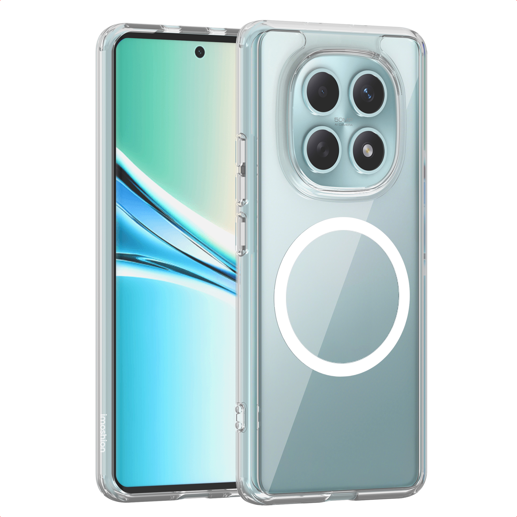 imoshion Protective Back Cover mit MagSafe für das Xiaomi Redmi Note 15 (4G/5G) - Transparent