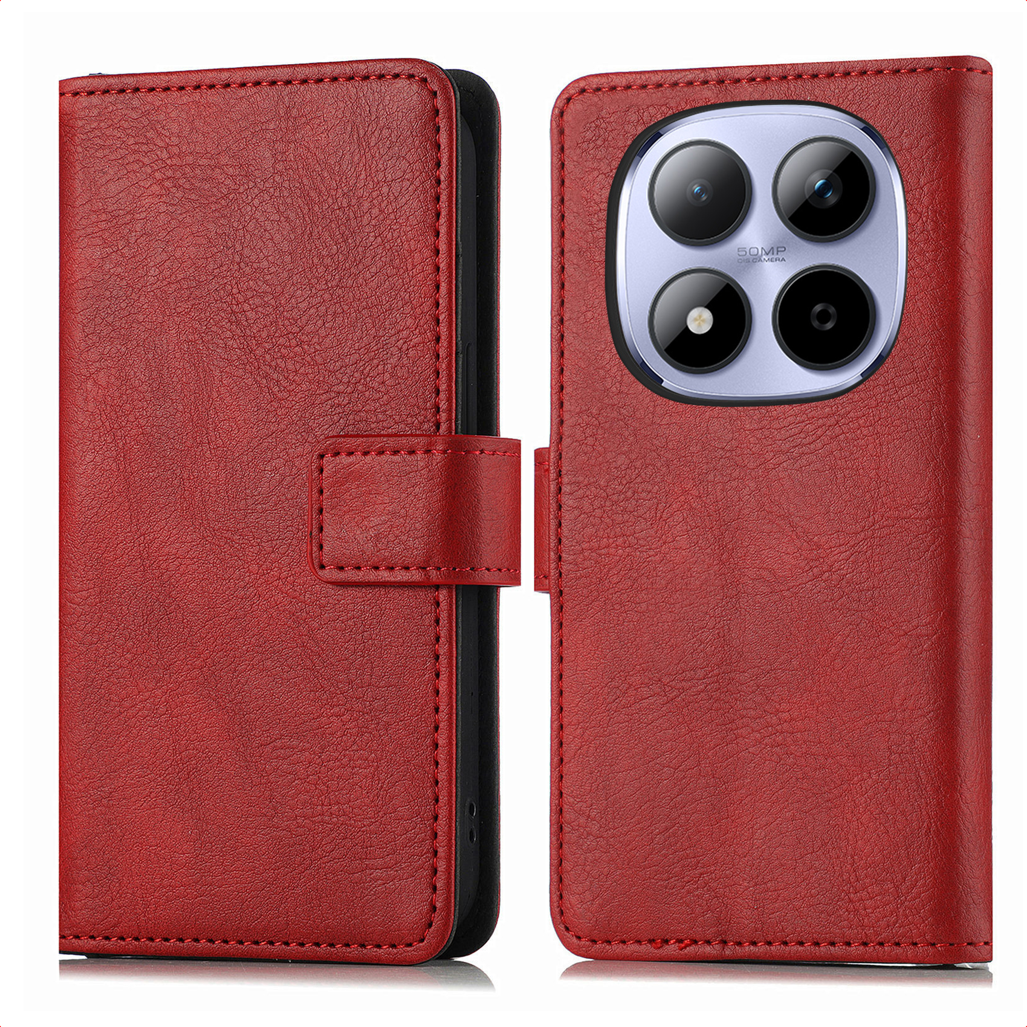 imoshion Luxuriöse Klapphülle für das Xiaomi Redmi Note 15 Pro (4G) - Bordeaux