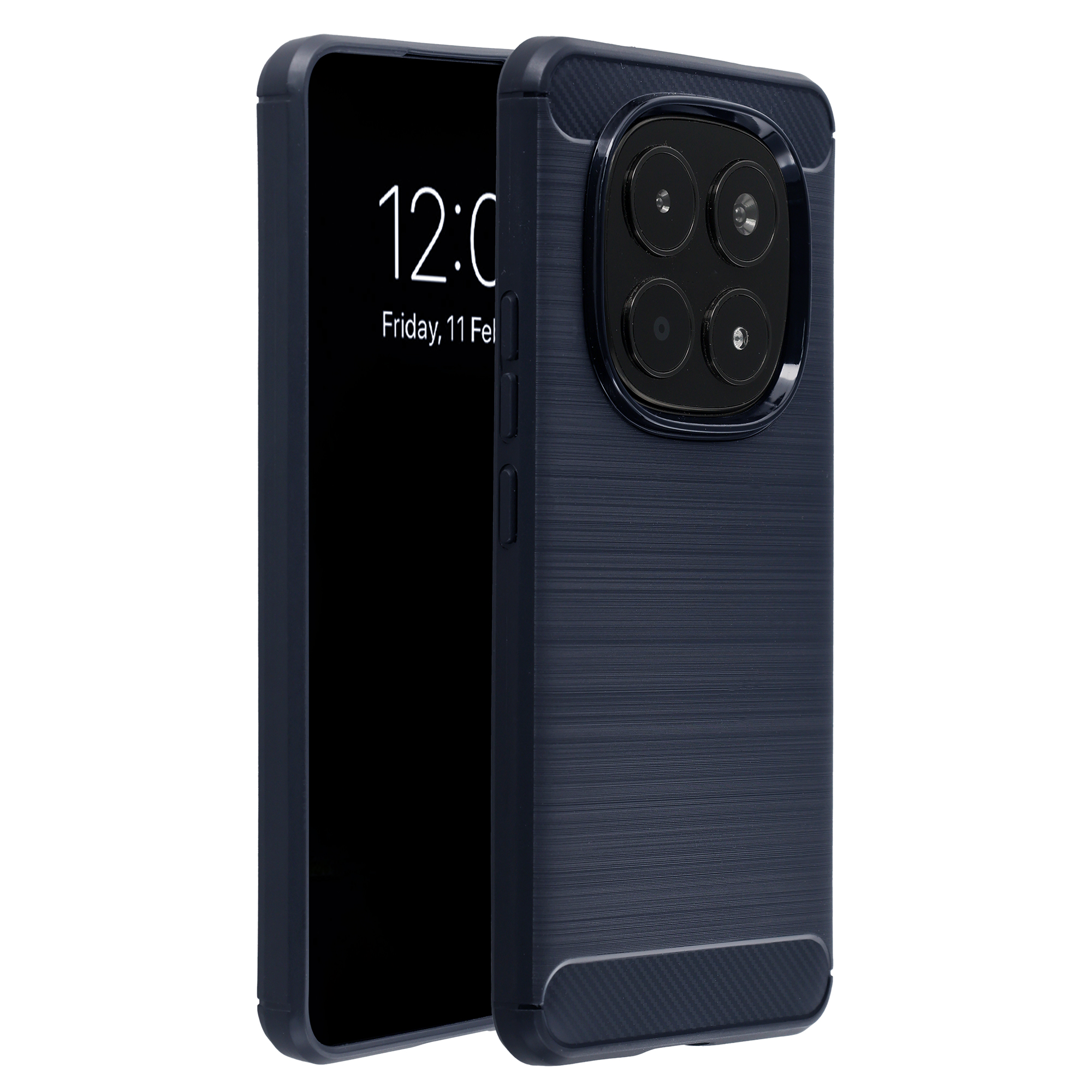 imoshion Brushed Back Cover für das Xiaomi Redmi Note 15 Pro (4G) - Dunkelblau