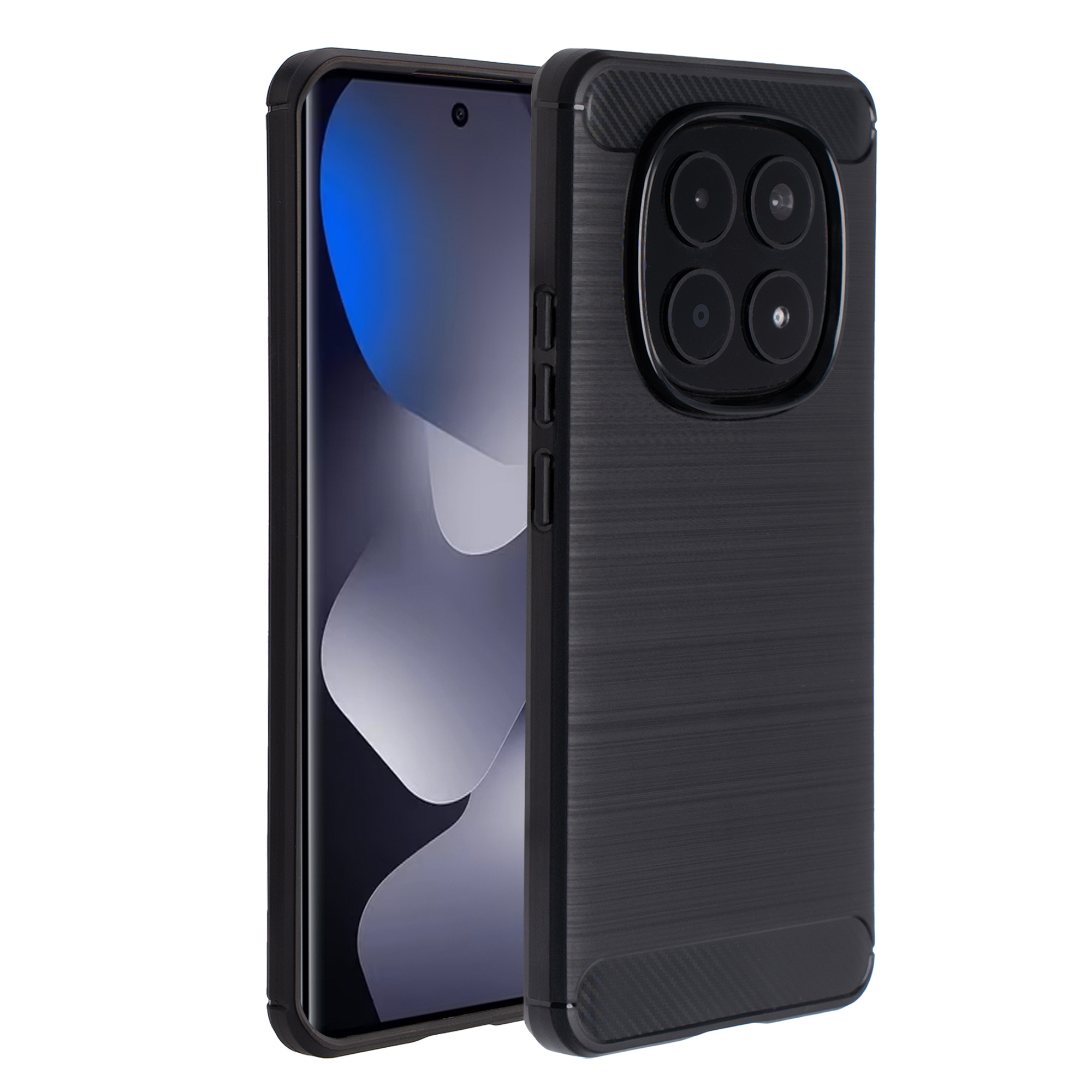 imoshion Brushed Back Cover für das Xiaomi Redmi Note 15 (4G) - Schwarz