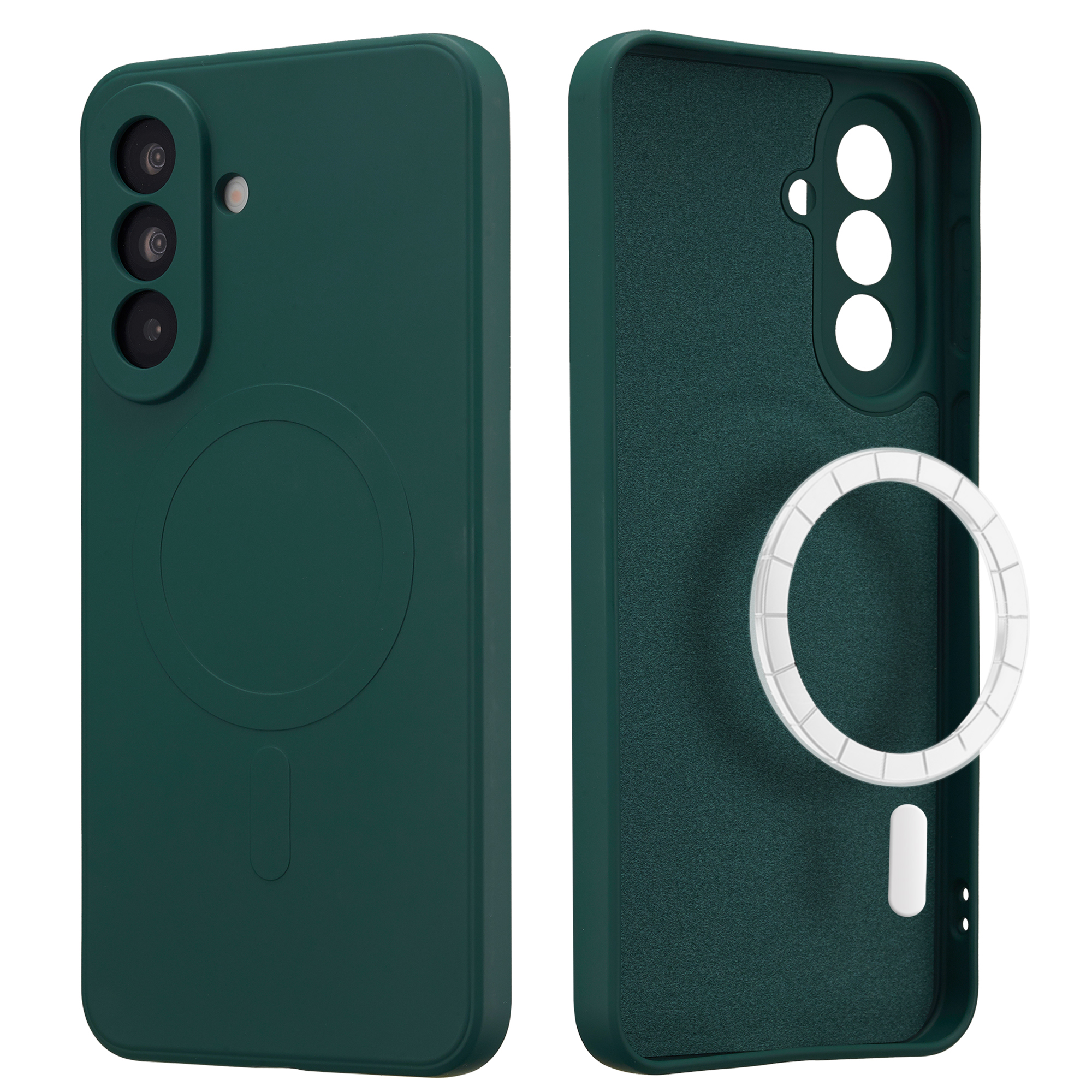 imoshion Color Back Cover mit MagSafe für das Samsung Galaxy A37 (5G) - Dunkelgrün