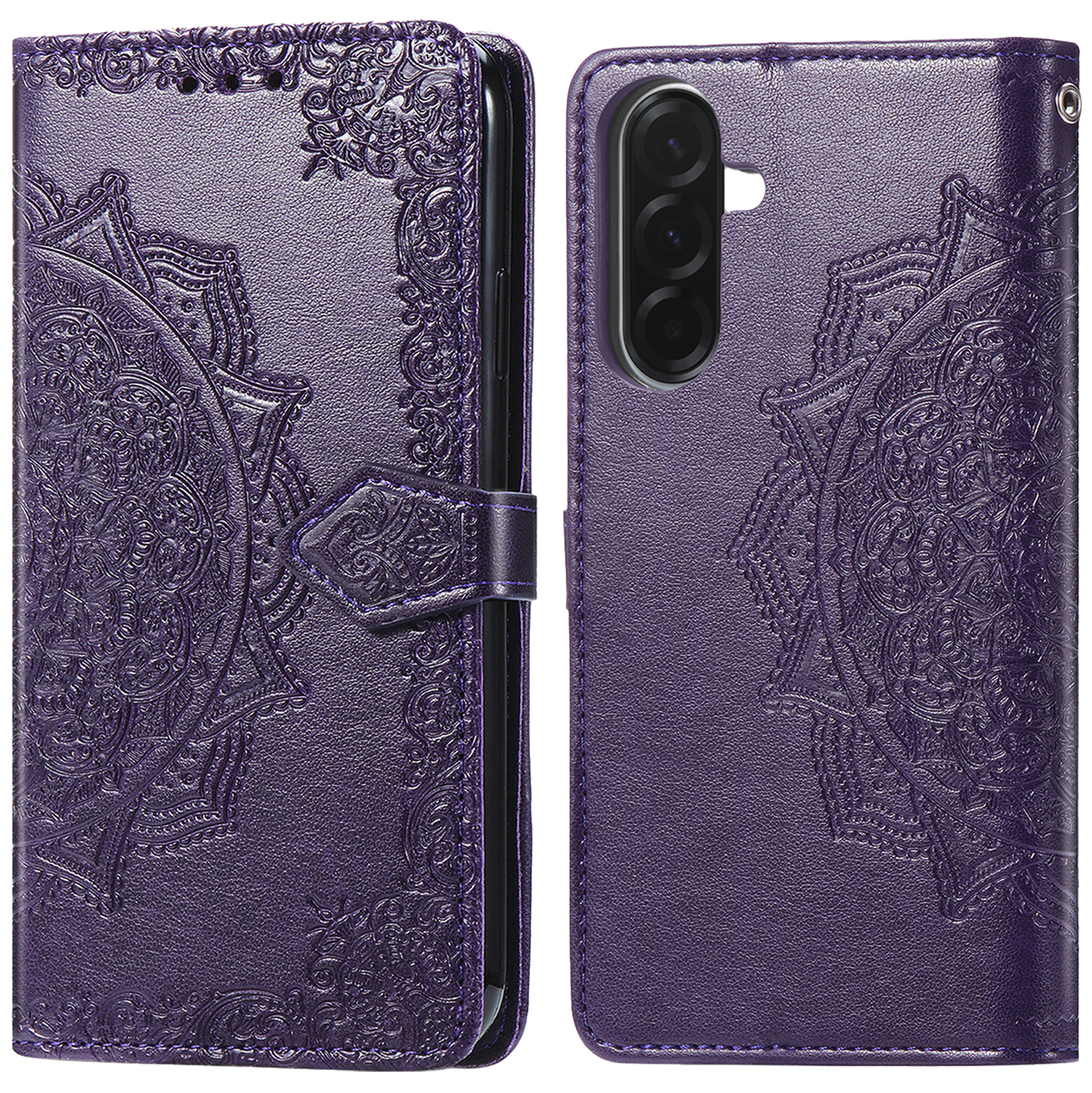 imoshion Mandala Klapphülle für das Samsung Galaxy A37 (5G) - Violett
