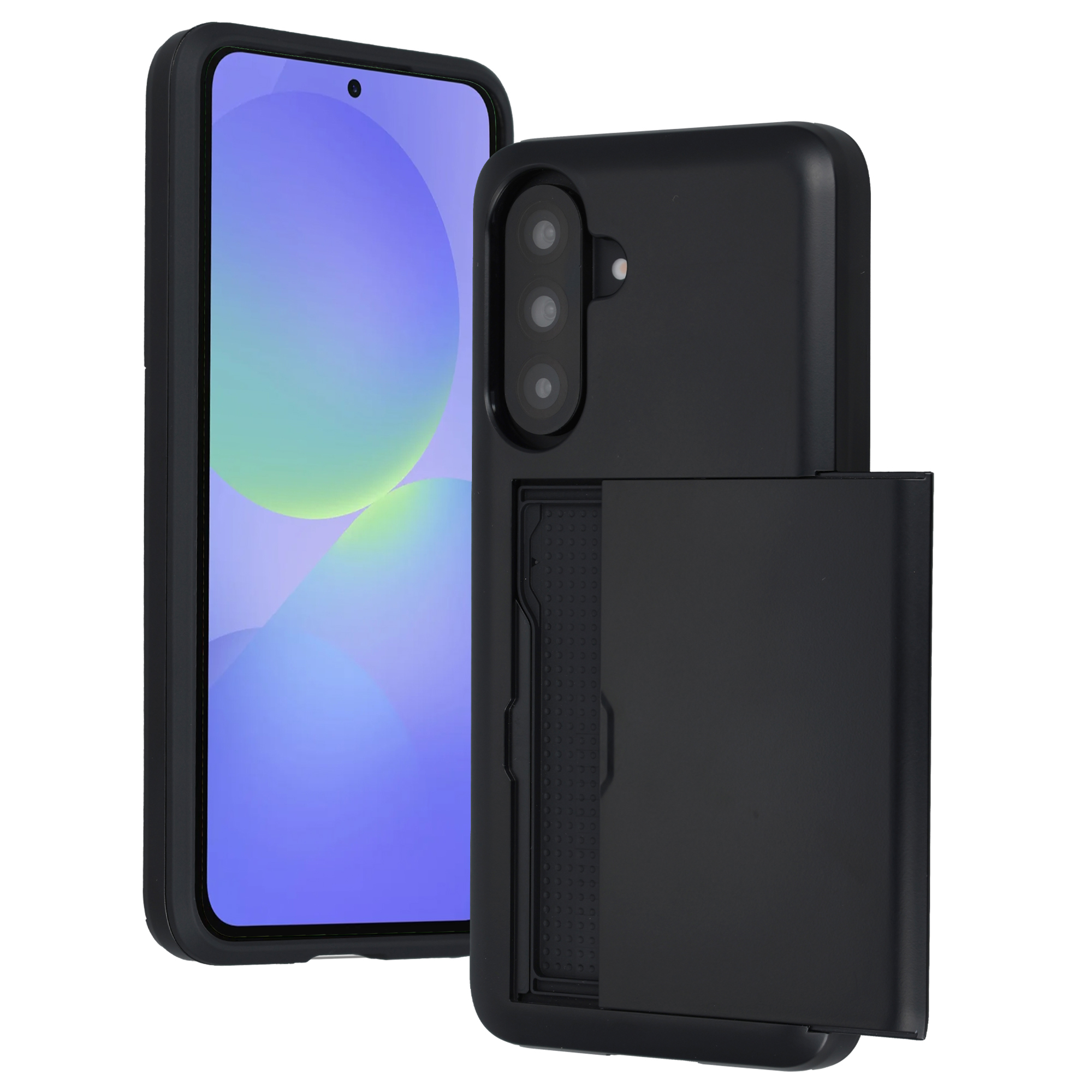 imoshion Backcover mit Kartenfach für das Samsung Galaxy A37 (5G) - Schwarz