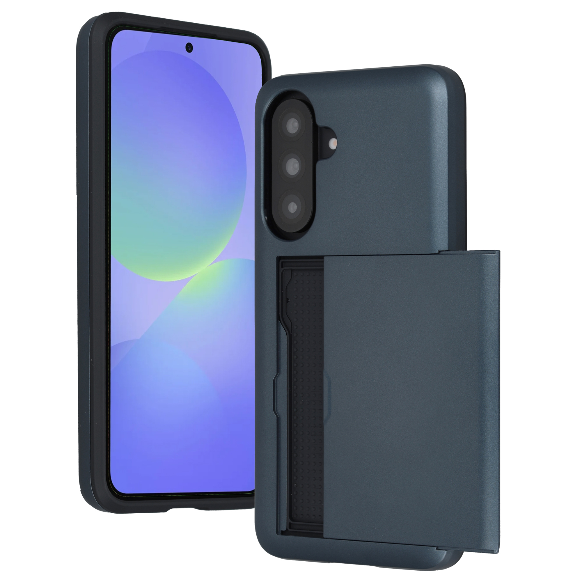 imoshion Backcover mit Kartenfach für das Samsung Galaxy A37 (5G) - Dunkelblau