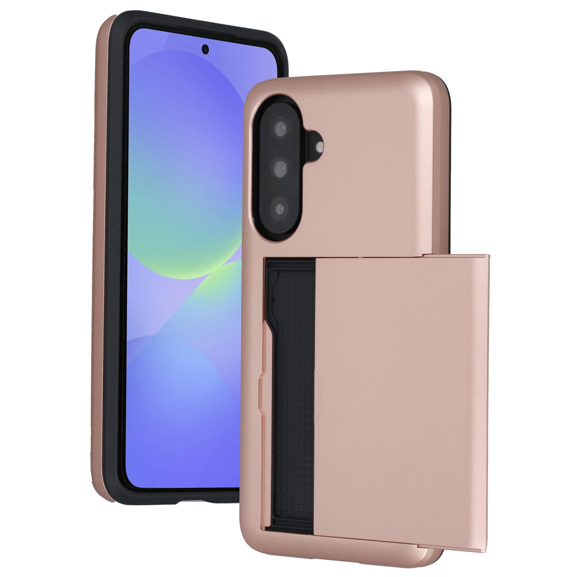 imoshion Backcover mit Kartenfach für das Samsung Galaxy A37 (5G) - Rose Gold