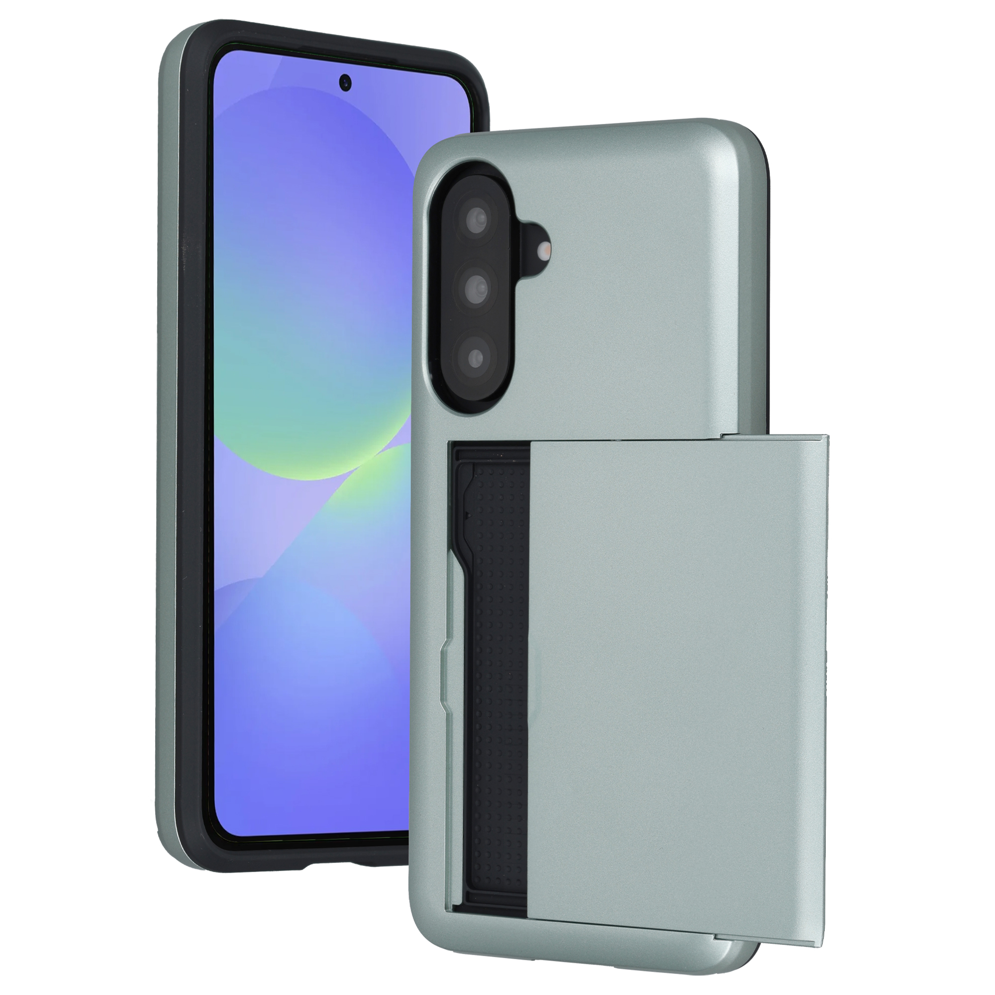 imoshion Backcover mit Kartenfach für das Samsung Galaxy A37 (5G) - Grün