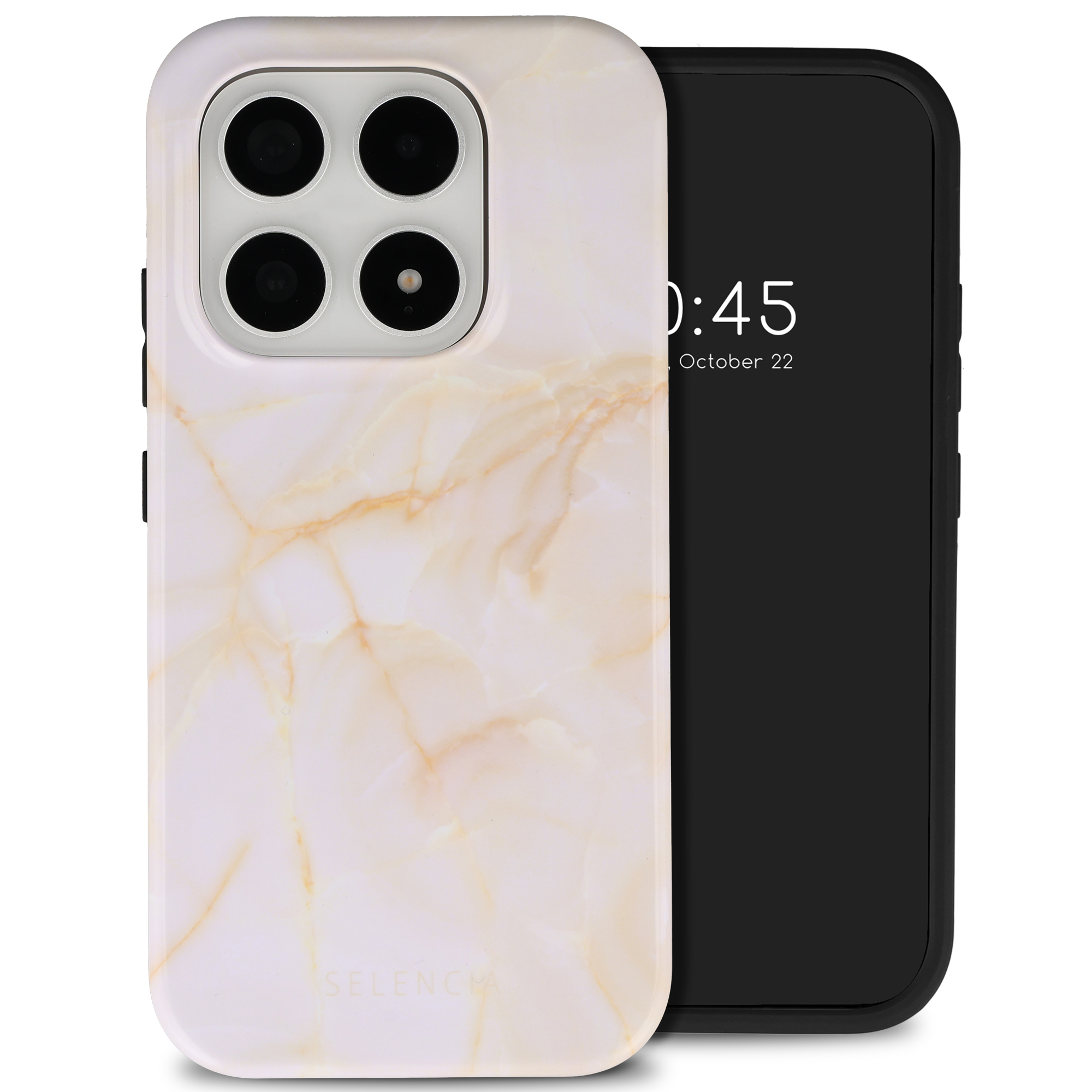 Selencia Vivid Rückabdeckung mit MagSafe für das Xiaomi 17 - Golden Beige Marble