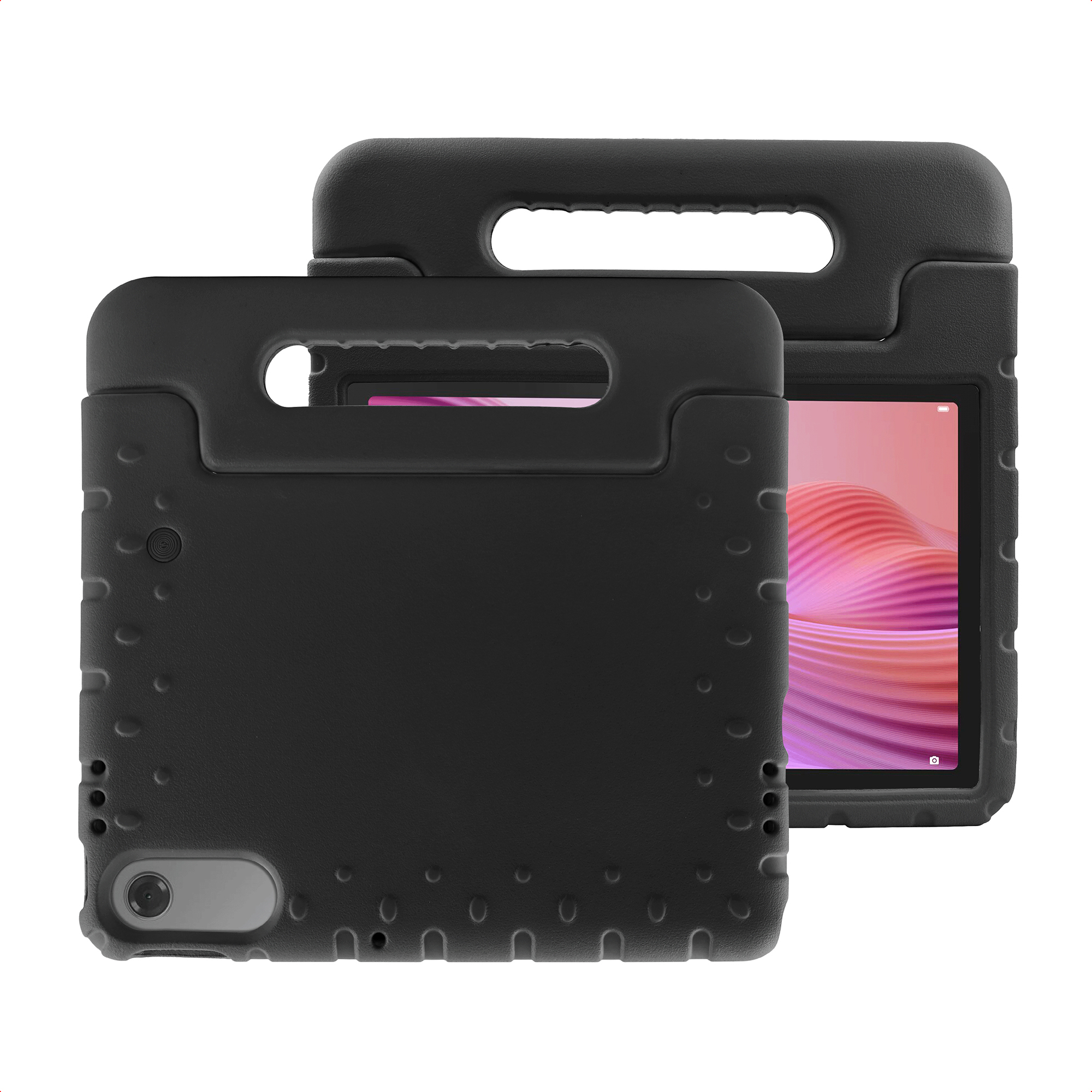 imoshion Schutzhülle mit Handgriff kindersicher für das Lenovo Tab (2025) - Schwarz