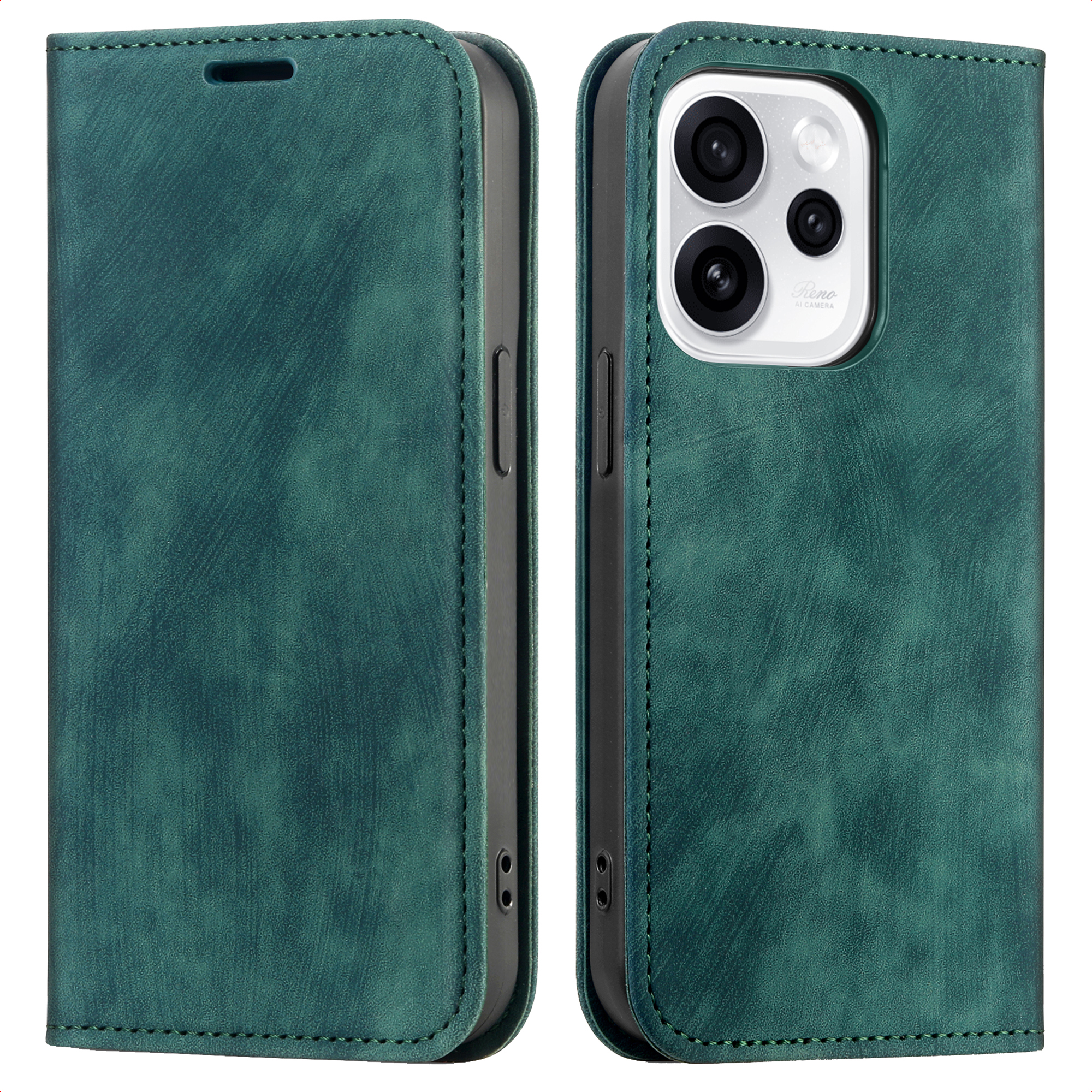 imoshion Slim Klapphülle für das Oppo Reno15 F (5G) - Grün