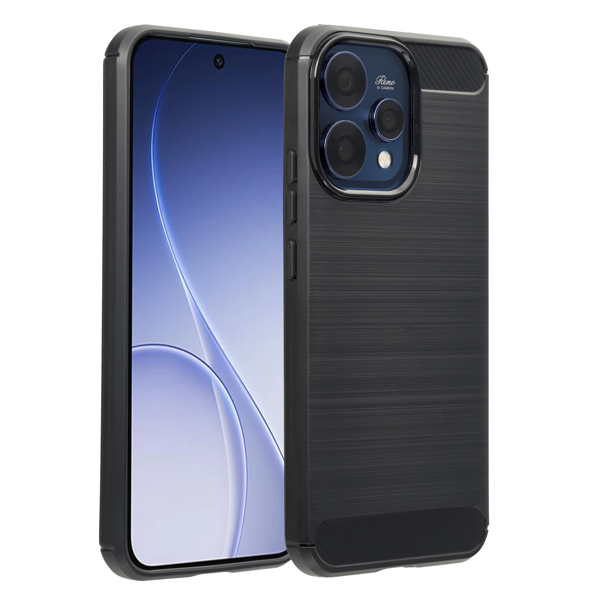 imoshion Brushed Back Cover für das Oppo Reno15 F (5G) - Schwarz