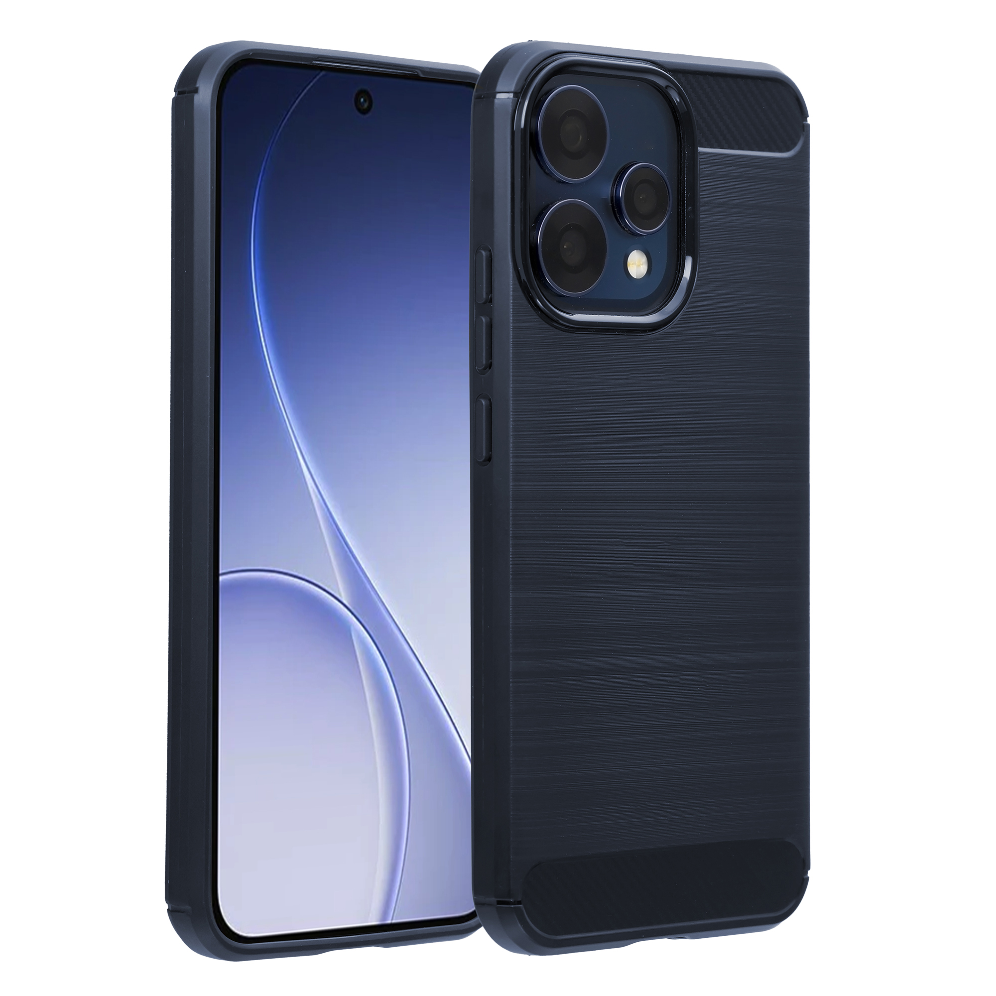 imoshion Brushed Back Cover für das Oppo Reno15 F (5G) - Dunkelblau