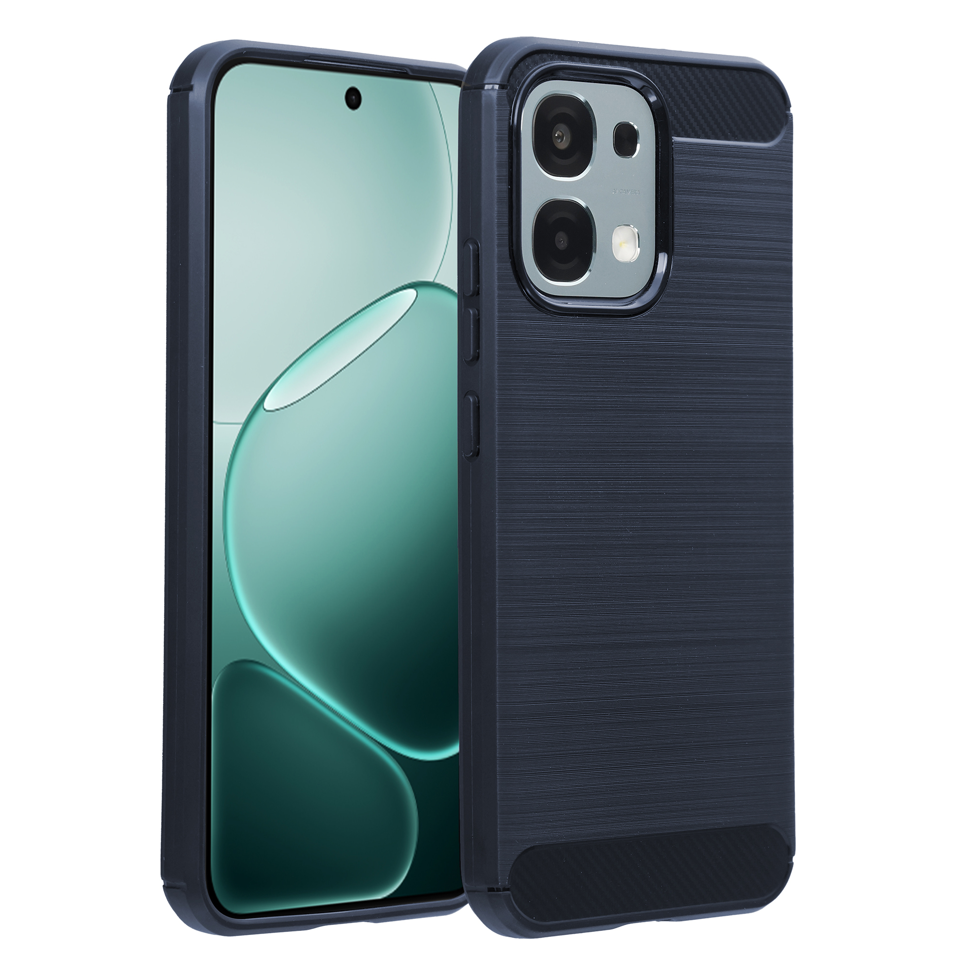 imoshion Brushed Back Cover für das Oppo A6 Pro (5G) - Dunkelblau