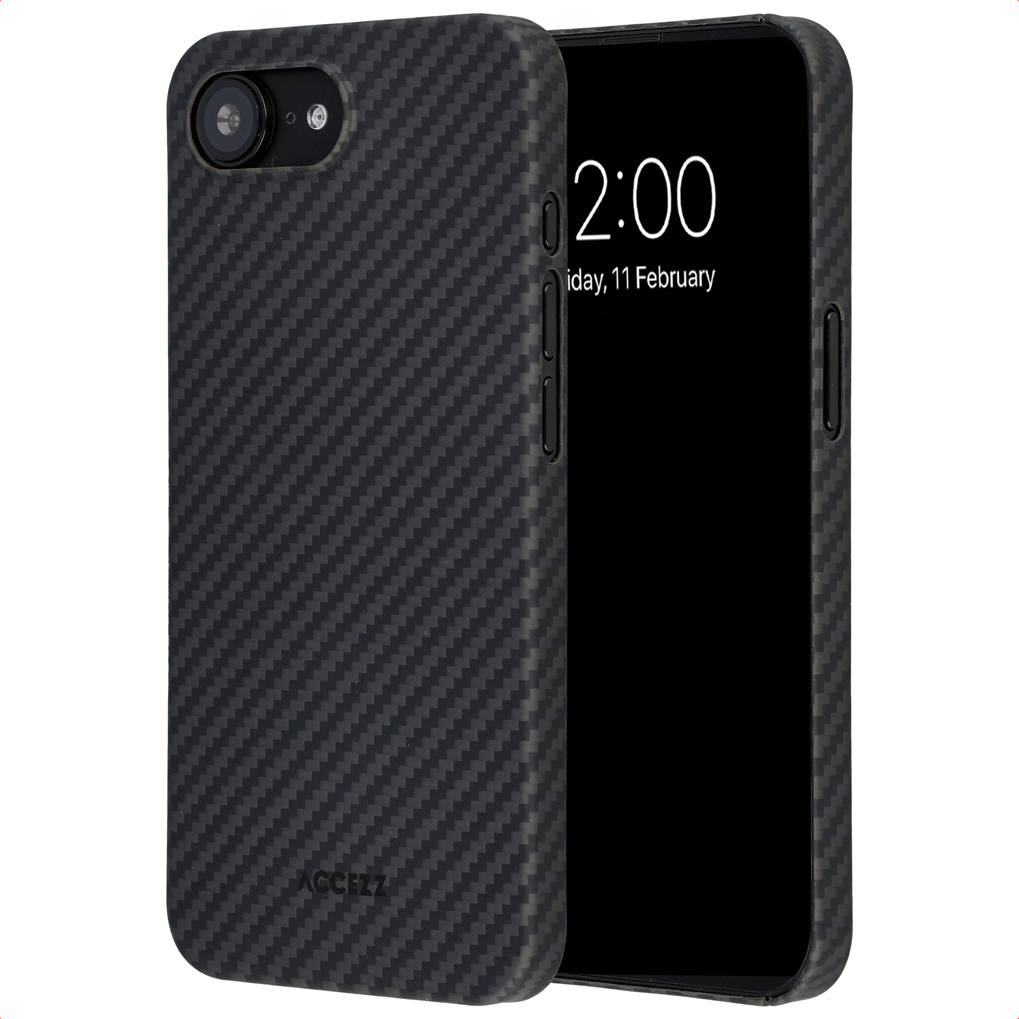 Accezz MagSafe Kevlar® Hülle für das Apple iPhone 17e / 16e - Schwarz