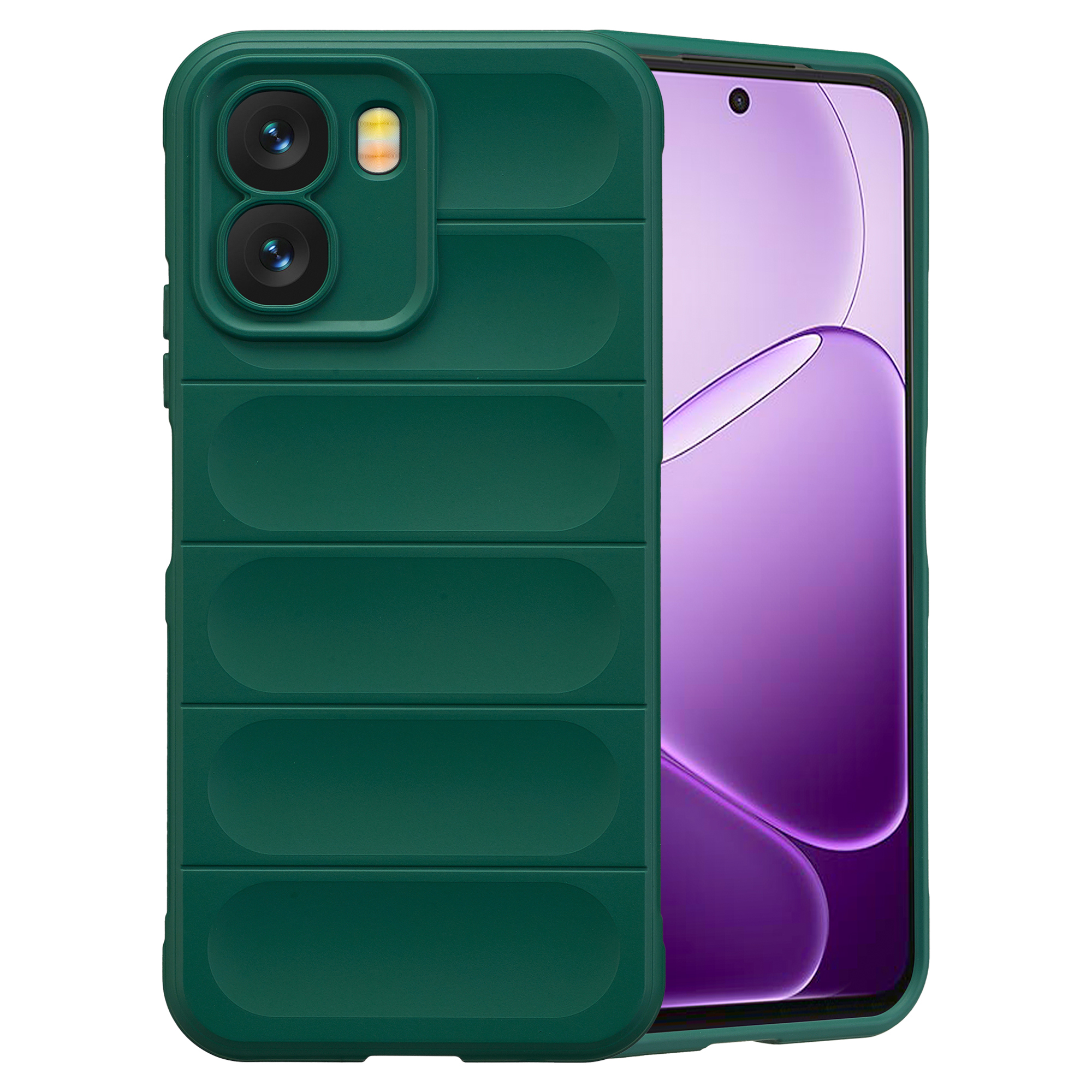 imoshion EasyGrip Backcover für das Oppo A6x (4G/5G) - Dunkelgrün
