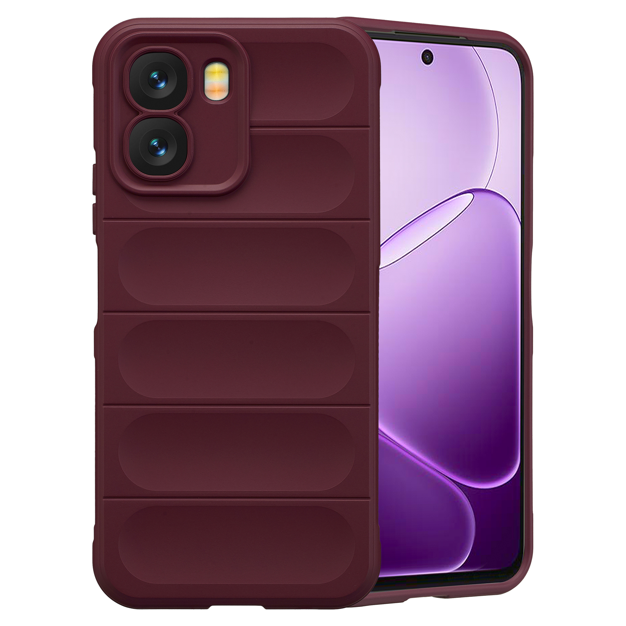 imoshion EasyGrip Backcover für das Oppo A6x (4G/5G) - Aubergine