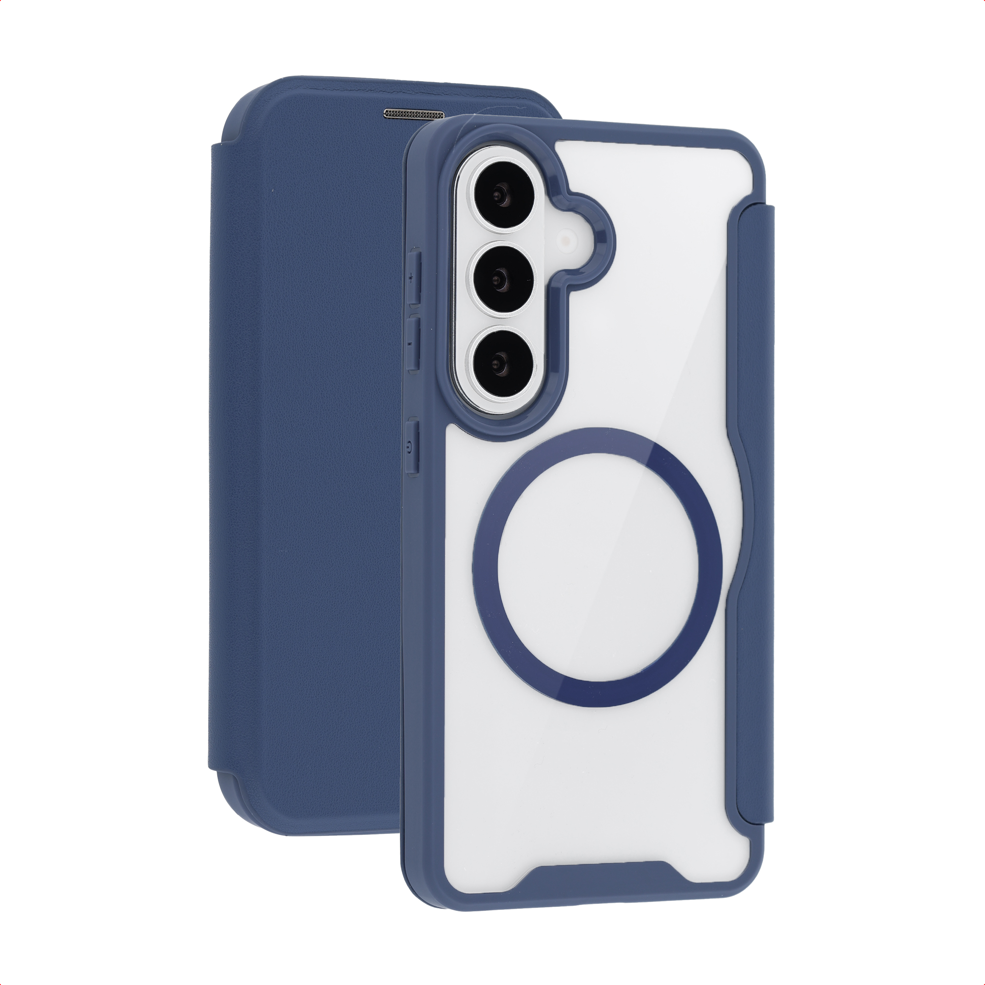 imoshion Transparente Bookcase mit MagSafe für das Samsung Galaxy S26 - Blau