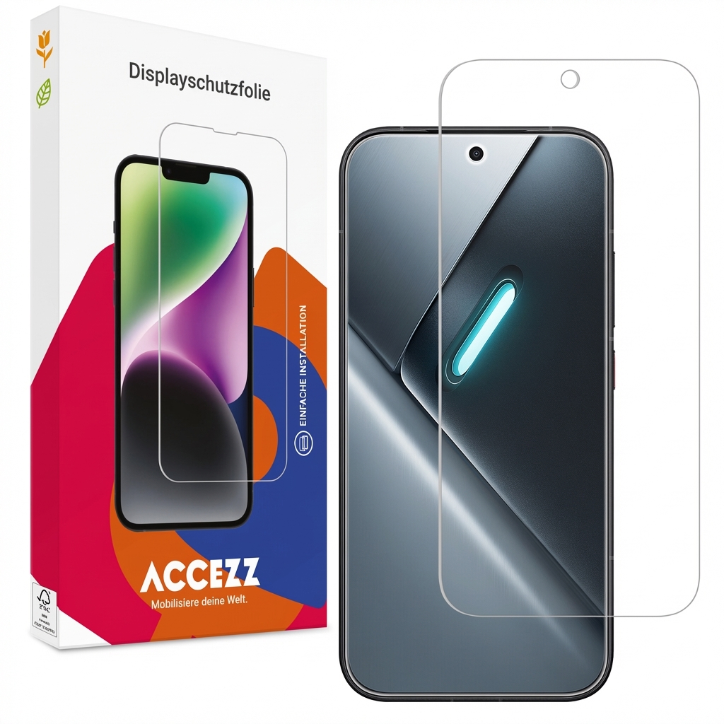 Accezz Screen Protector aus gehärtetem Glas für das Xiaomi Poco X8 Pro