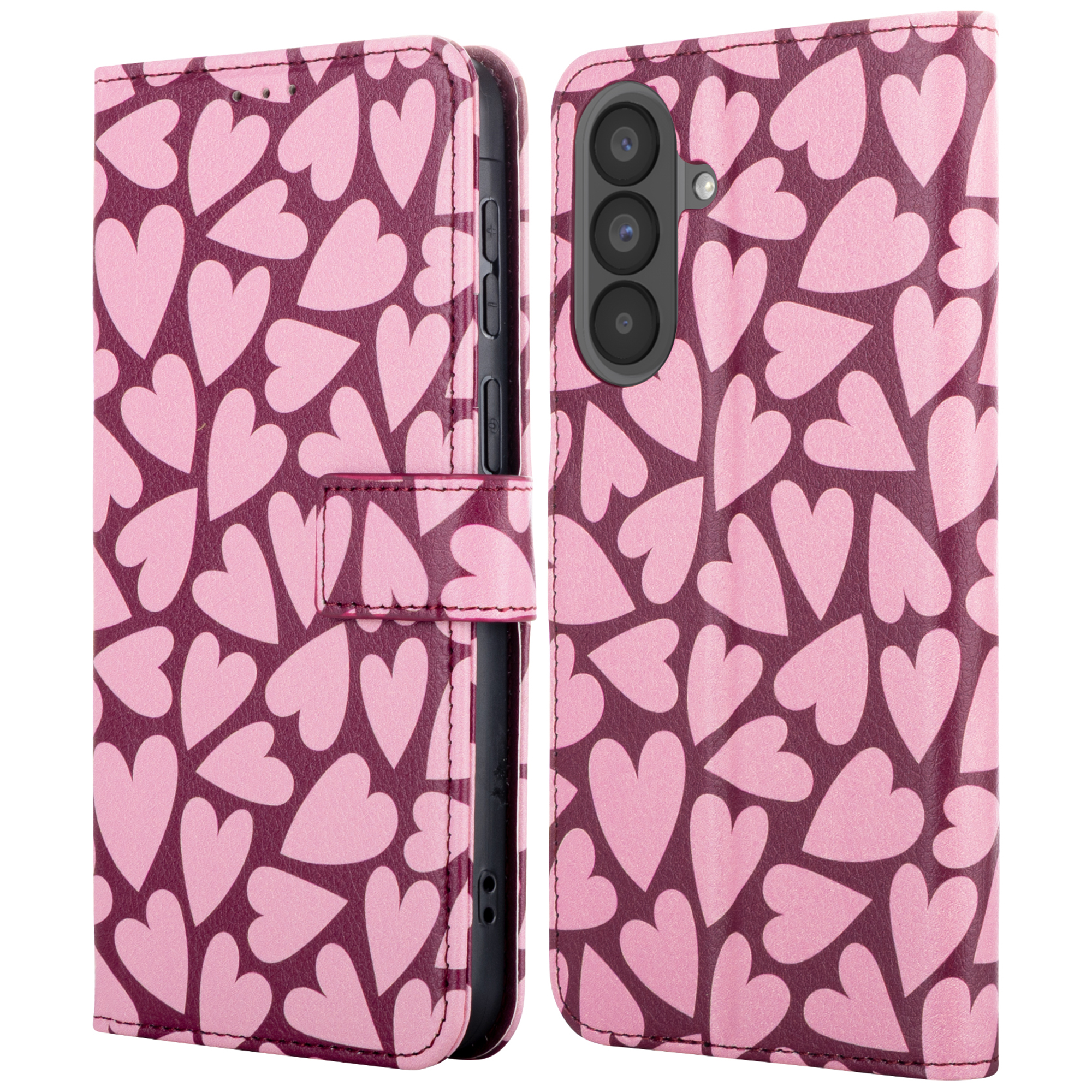 imoshion Design Klapphülle für das Samsung Galaxy A57 (5G) - Hearty Blush
