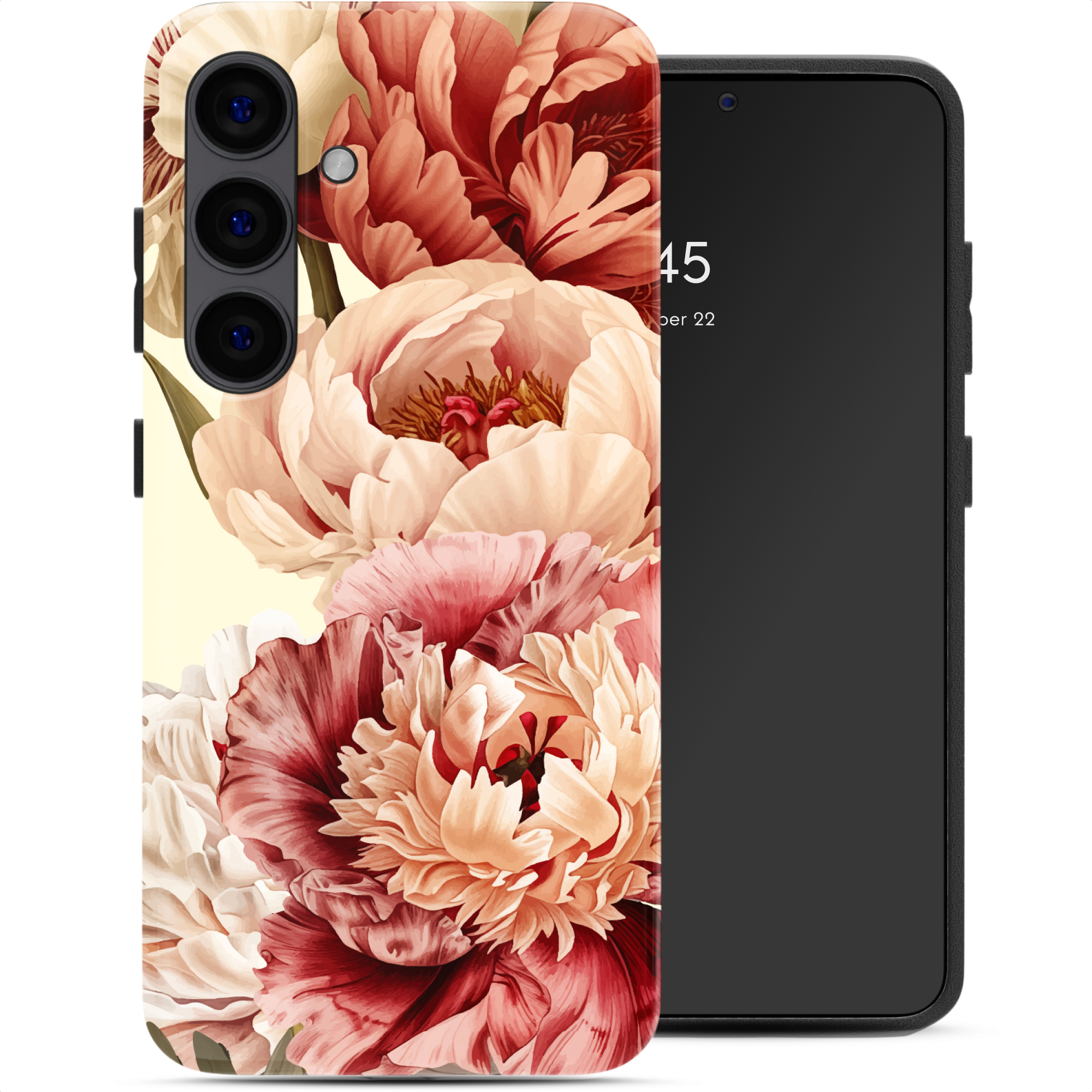 Selencia Vivid Rückabdeckung mit MagSafe für das Samsung Galaxy S24 - Vintage Peony