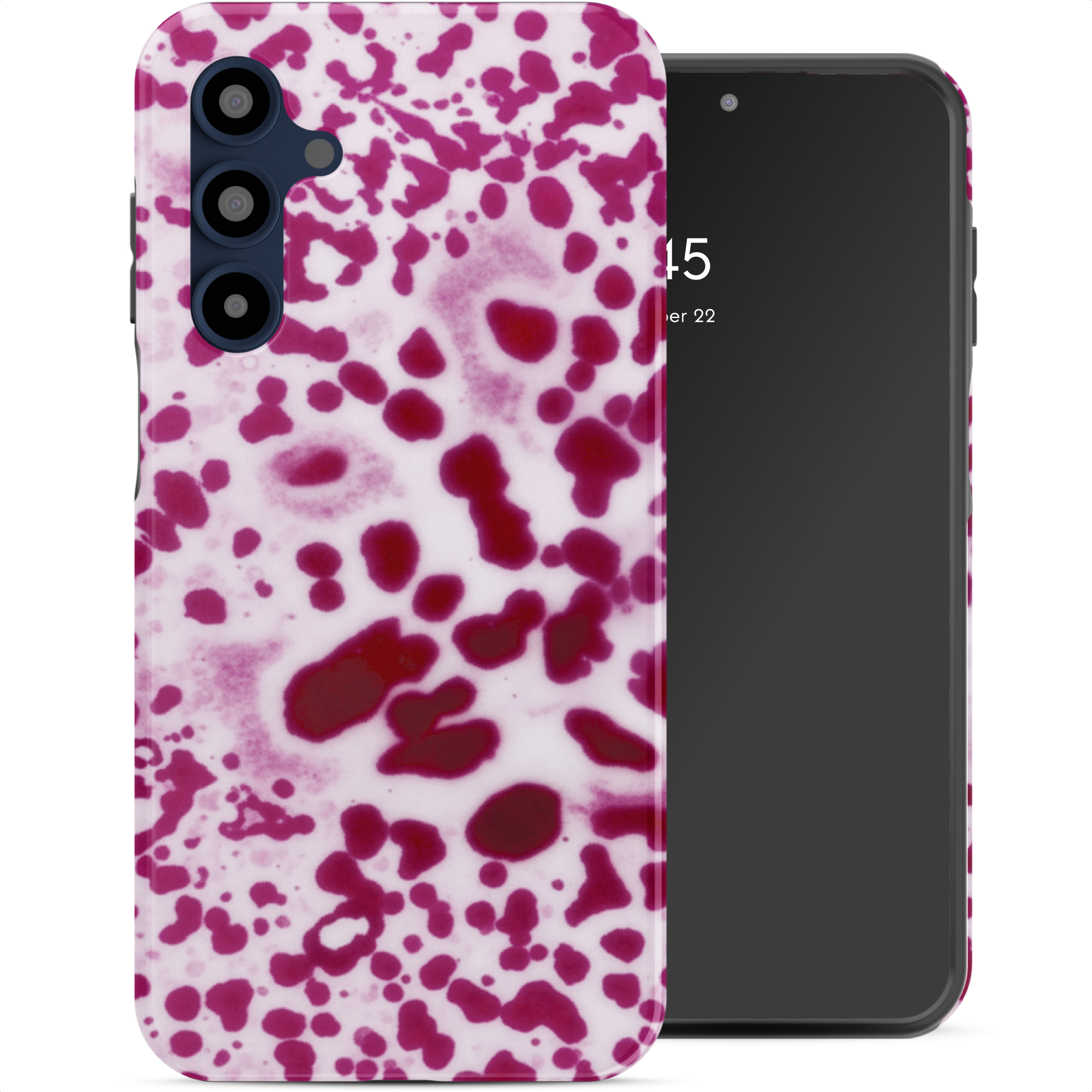 Selencia Vivid Back Cover für das Samsung Galaxy A16 - Cosmic Orchid