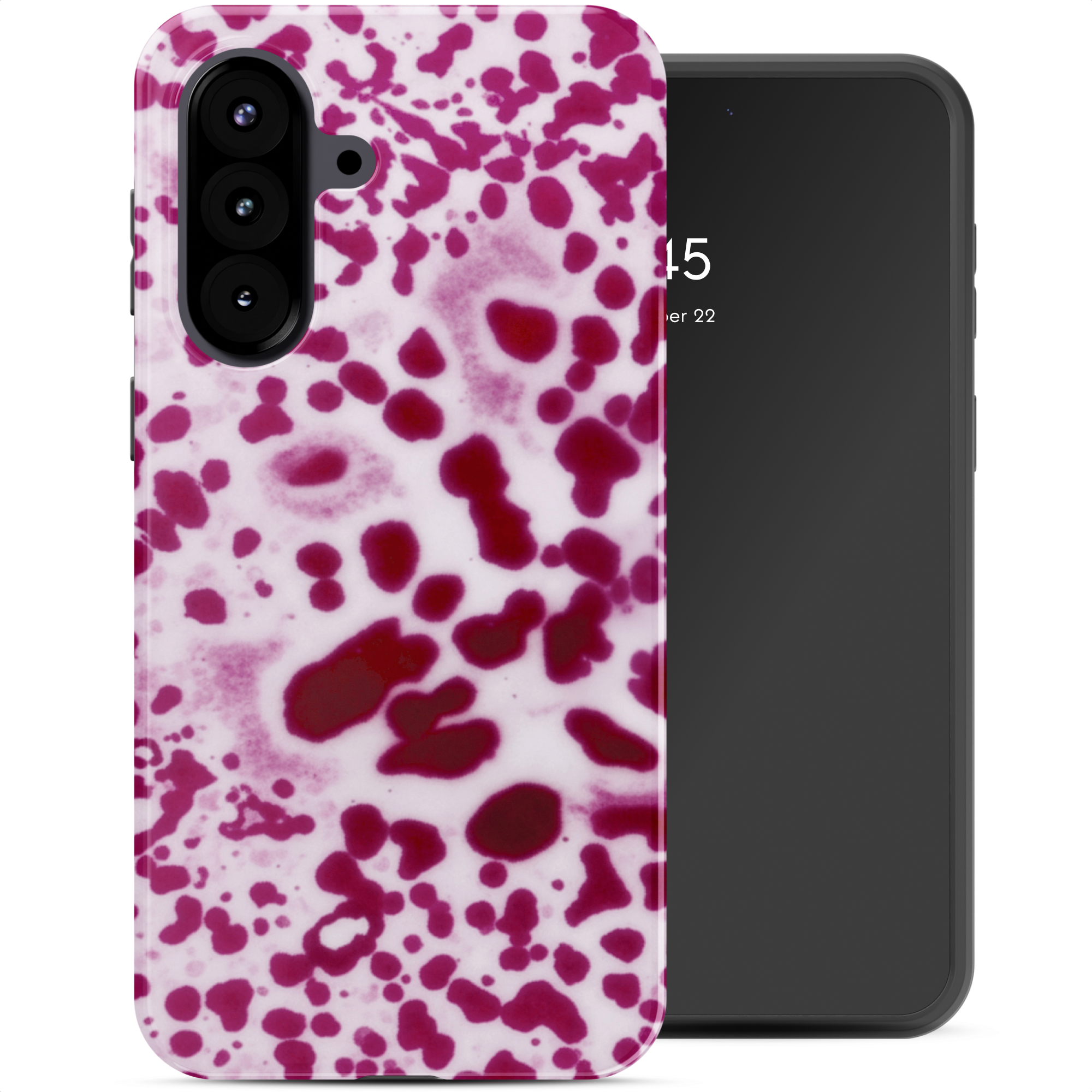 Selencia Vivid Back Cover für das Samsung Galaxy A57 (5G) - Cosmic Orchid