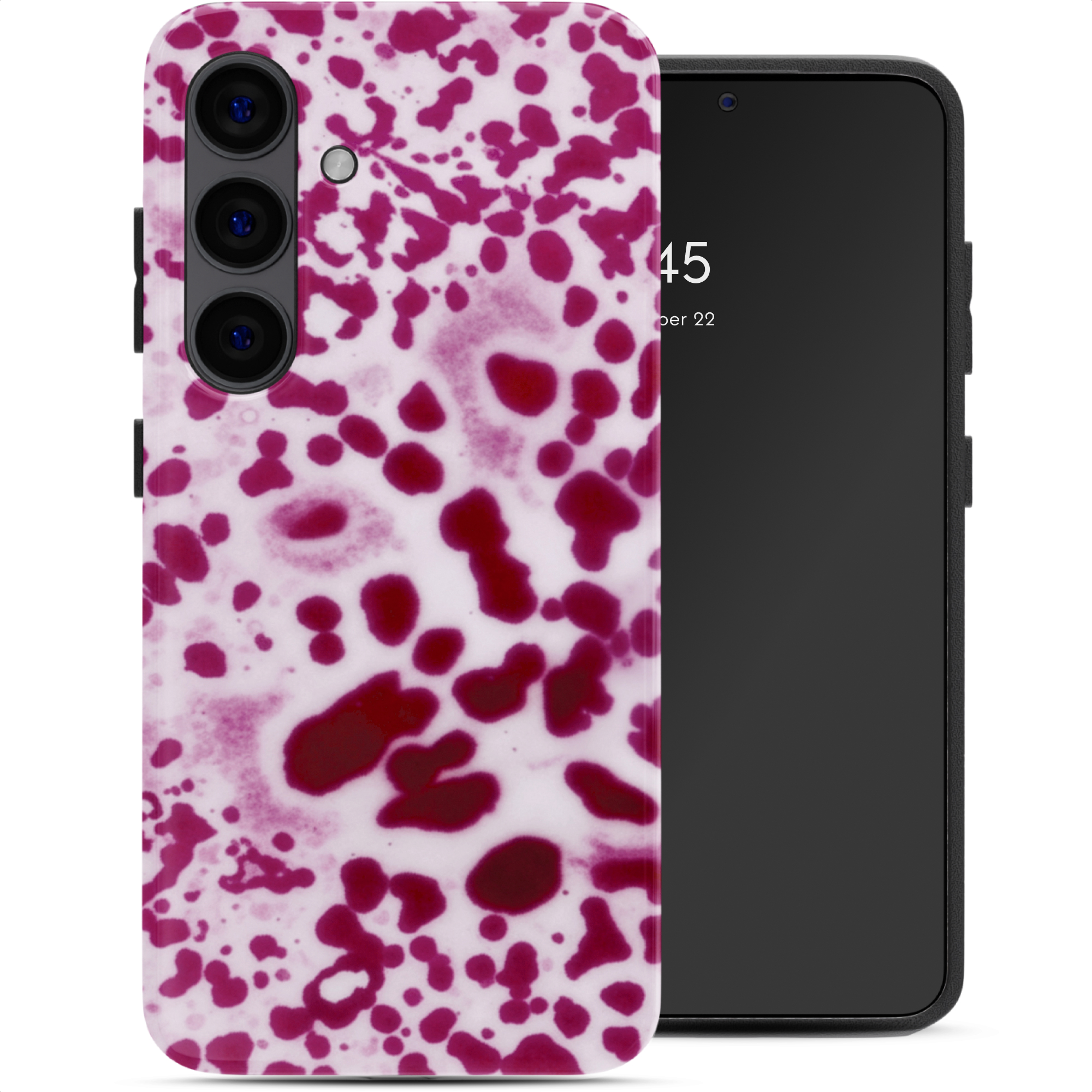 Selencia Vivid Back Cover für das Samsung Galaxy S24 - Cosmic Orchid