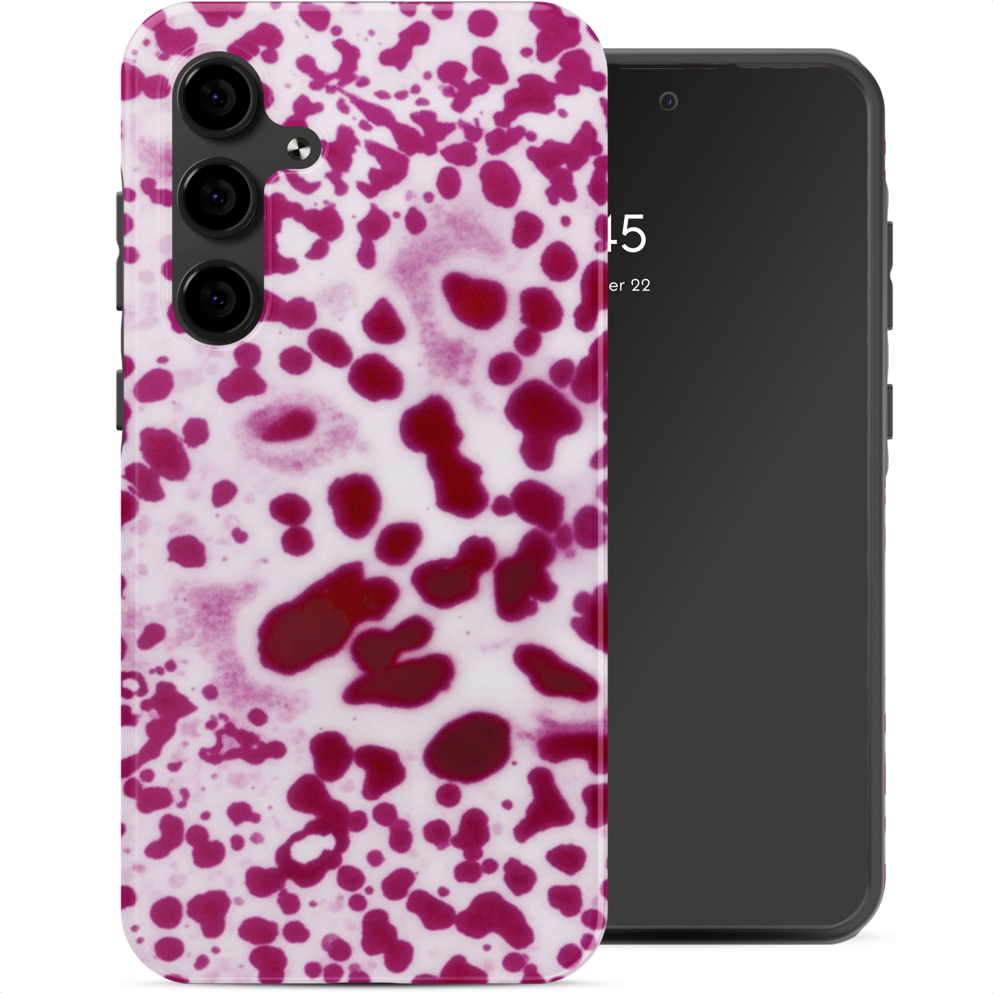 Selencia Vivid Back Cover für das Samsung Galaxy S24 FE - Cosmic Orchid