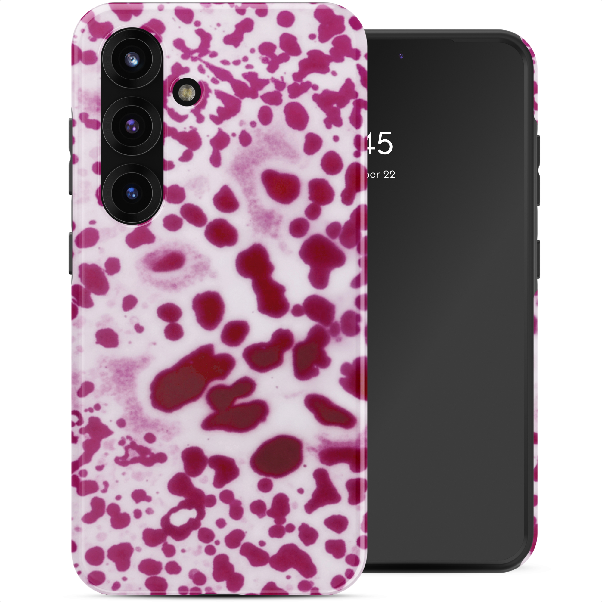 Selencia Vivid Back Cover für das Samsung Galaxy S25 - Cosmic Orchid