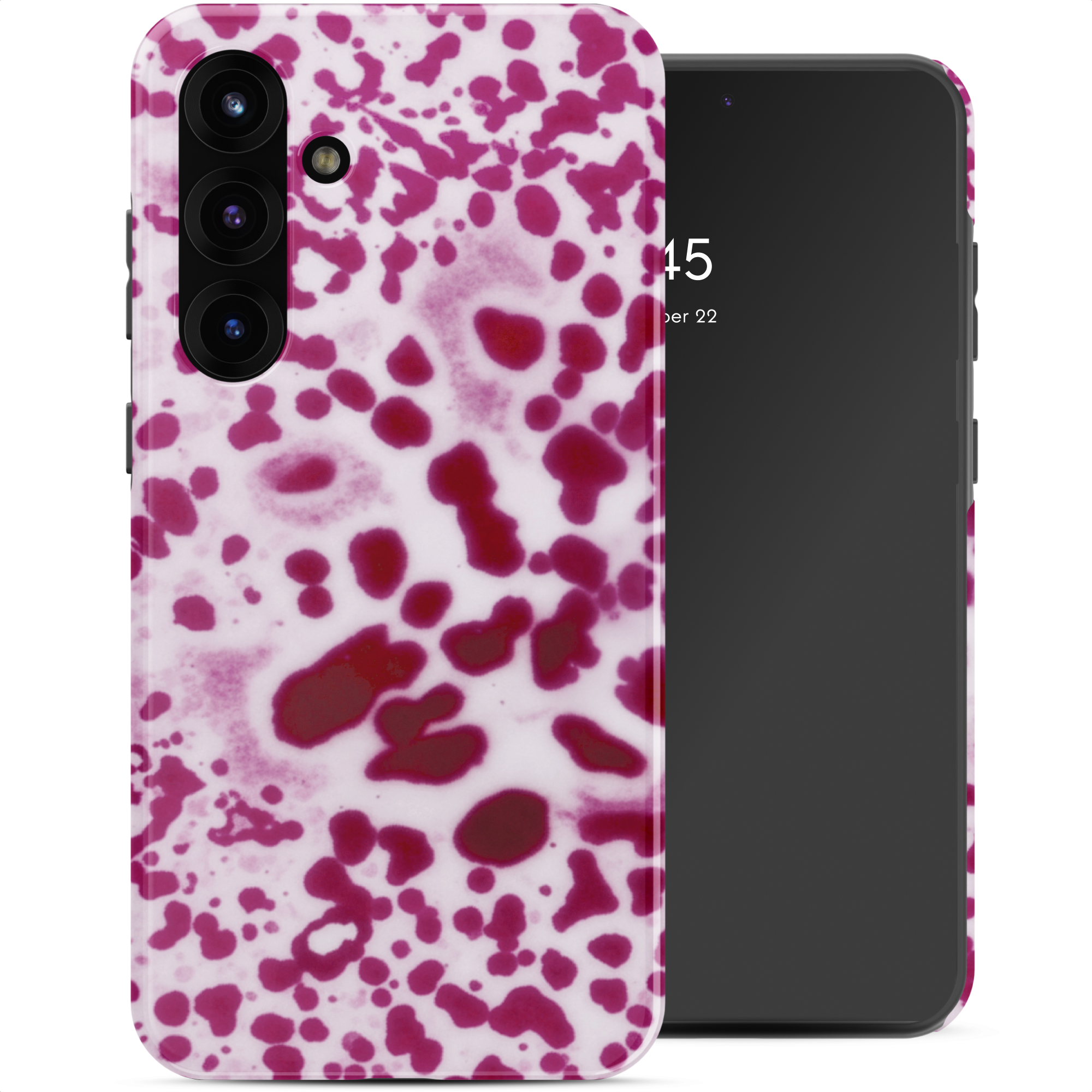 Selencia Vivid Back Cover für das Samsung Galaxy S25 FE - Cosmic Orchid