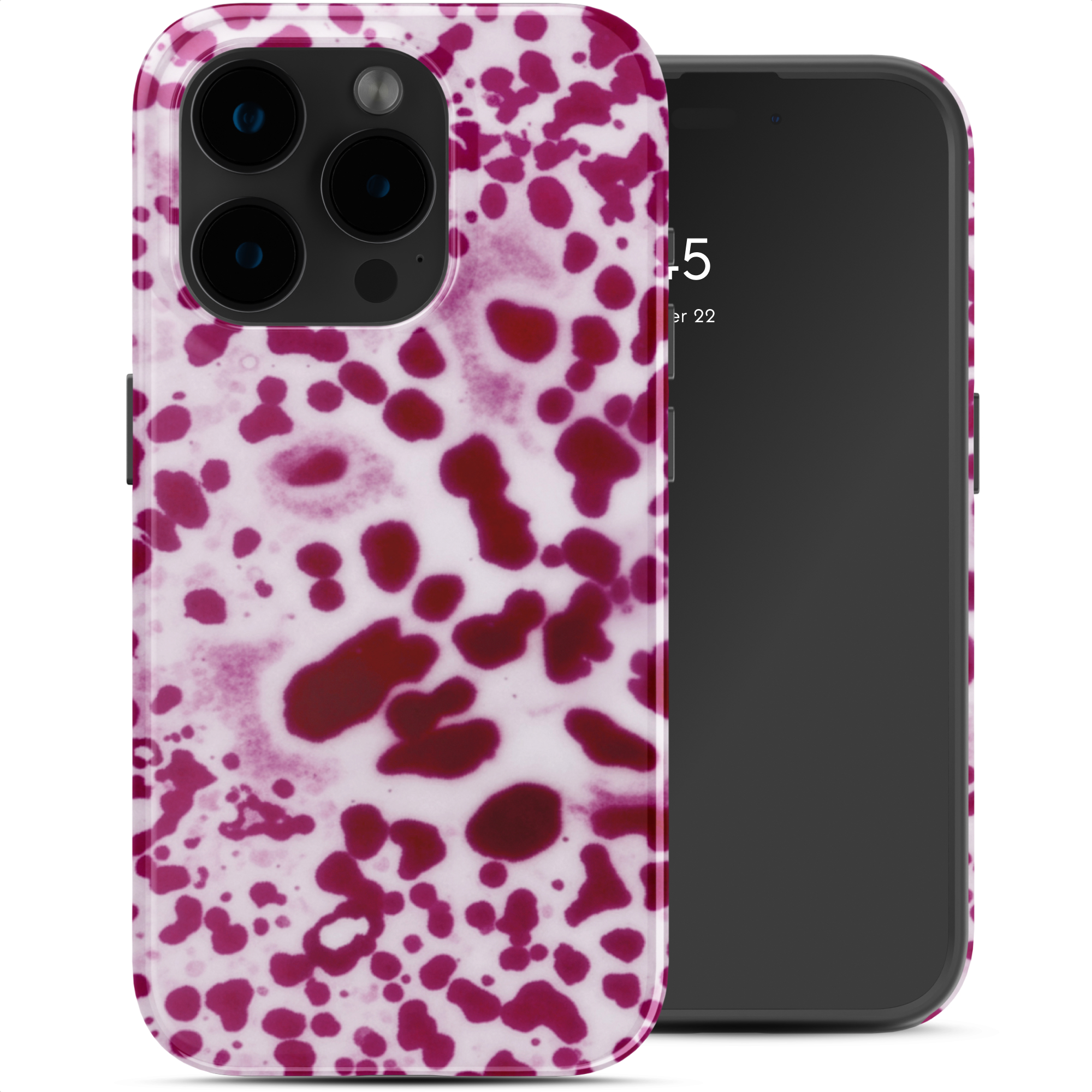 Selencia Vivid Back Cover für das Apple iPhone 15 Pro - Cosmic Orchid