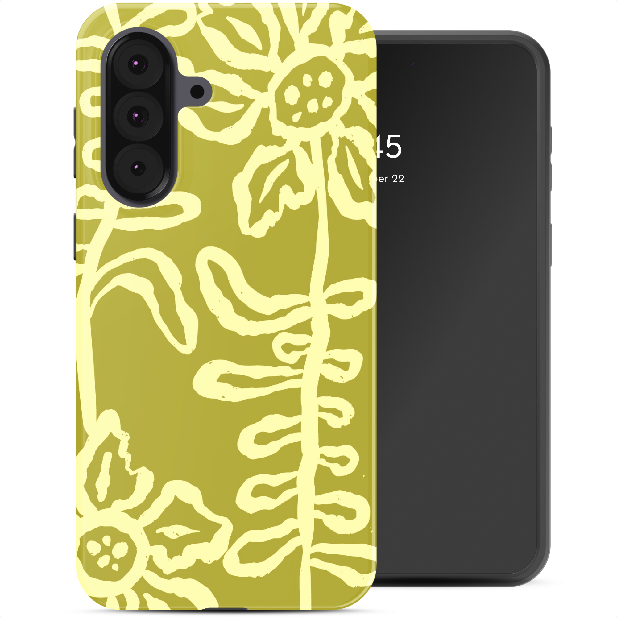 Selencia Vivid Back Cover für das Samsung Galaxy A37 (5G) - Chalky Bloom