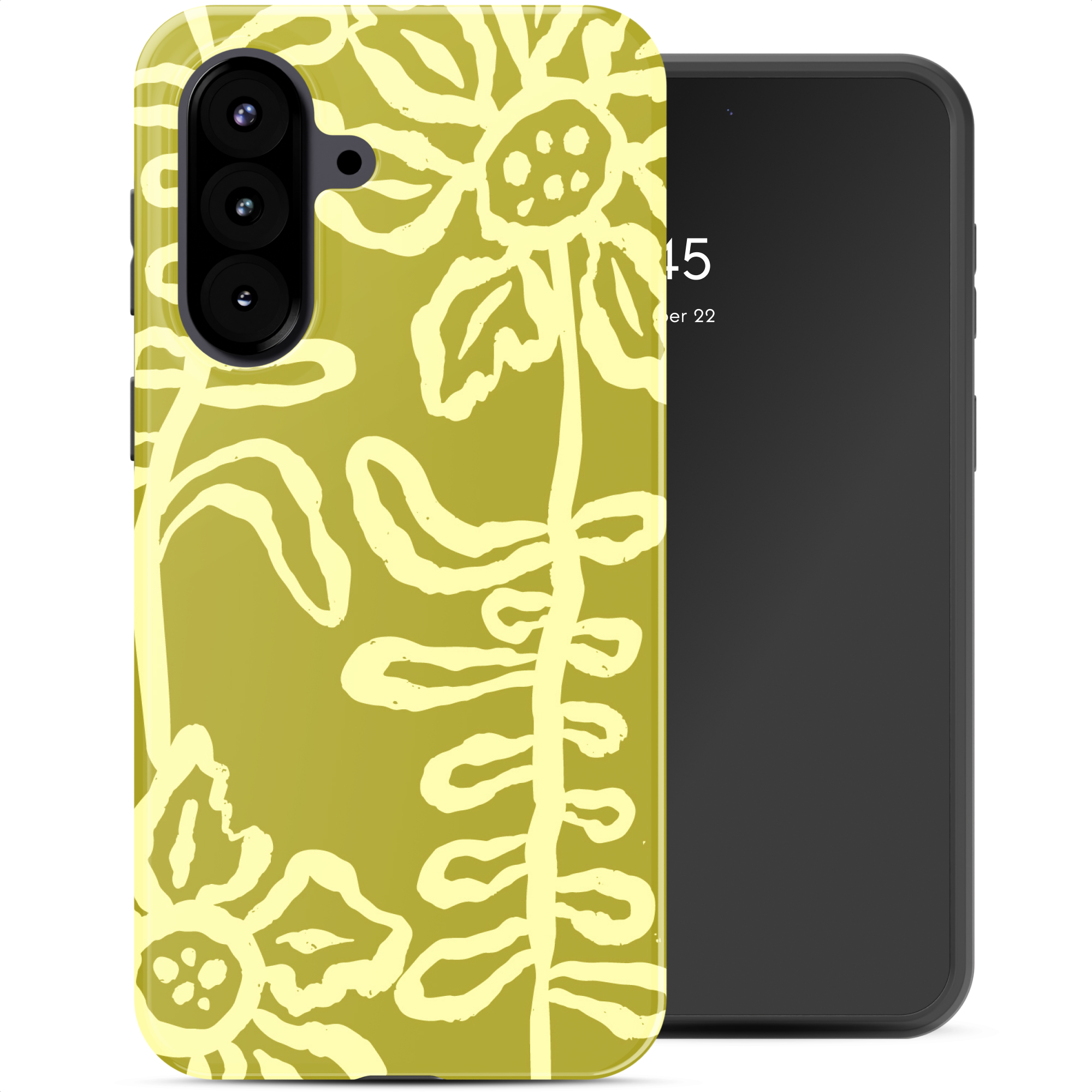 Selencia Vivid Back Cover für das Samsung Galaxy A57 (5G) - Chalky Bloom