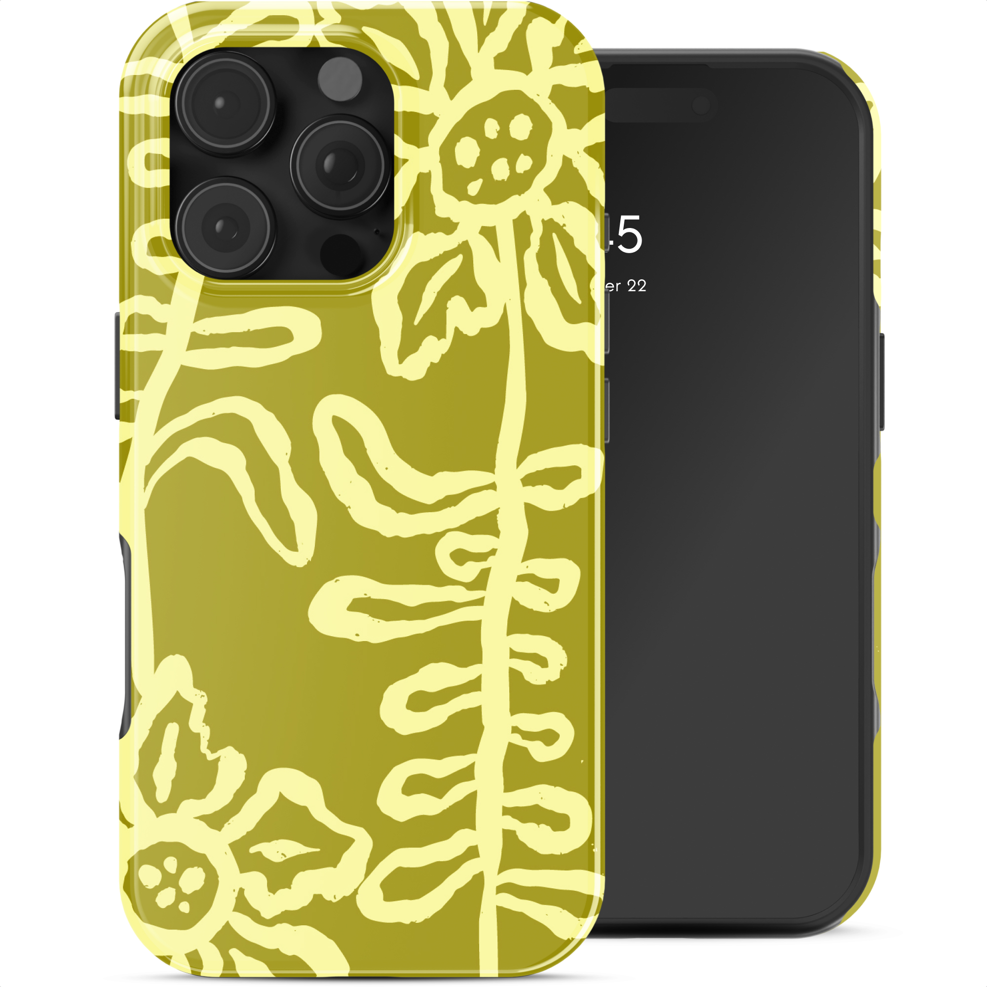 Selencia Vivid Rückabdeckung mit MagSafe für das Apple iPhone 16 Pro - Chalky Bloom