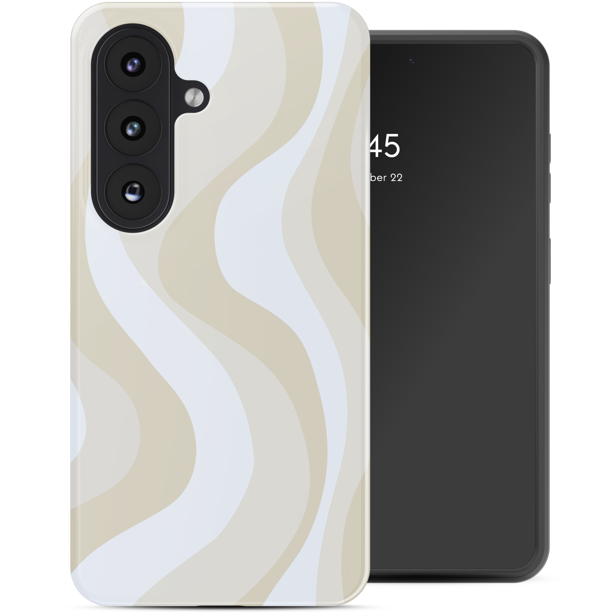 Selencia Vivid Back Cover für das Samsung Galaxy S26 - Desert Waves Beige