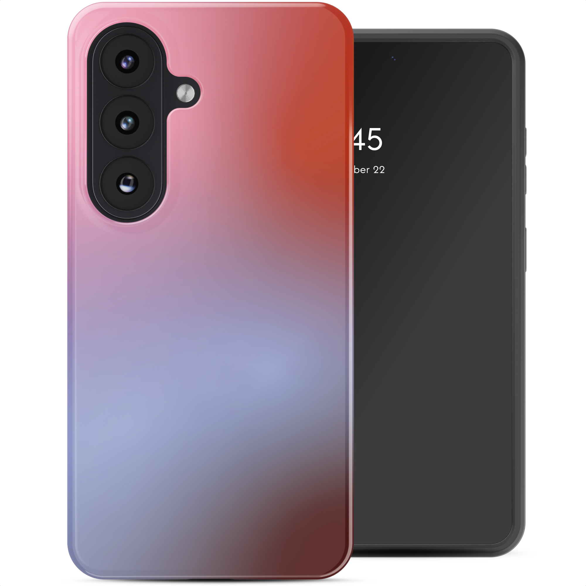Selencia Vivid Rückabdeckung mit MagSafe für das Samsung Galaxy S26 - Gradient Soft Blush