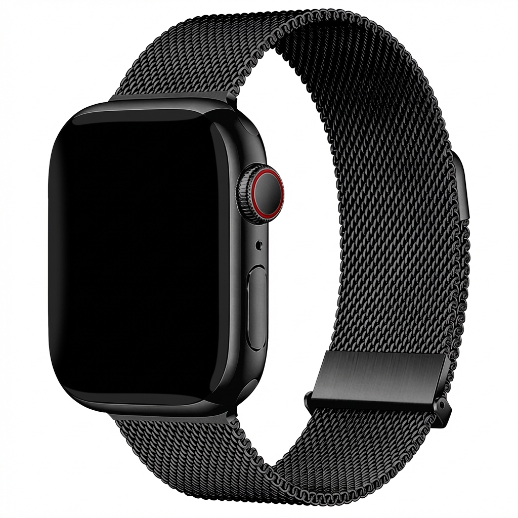 imoshion Mailändische Magnetarmband für Apple Watch | 38/40/41/42 mm - Schwarz