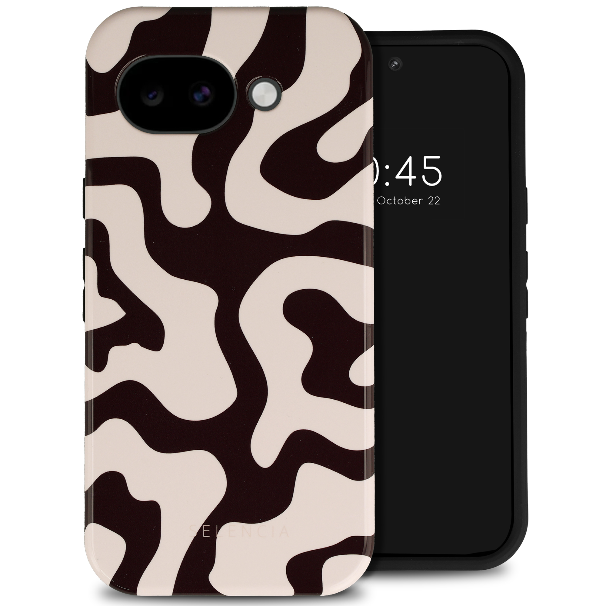 Selencia Vivid Rückabdeckung mit MagSafe für das Google Pixel 10a - Art Wave Black