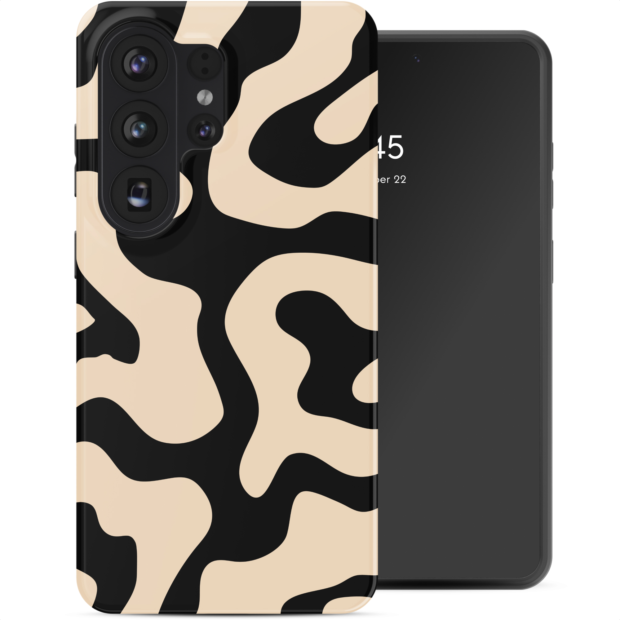 Selencia Vivid Back Cover für das Samsung Galaxy S26 Ultra - Art Wave Black